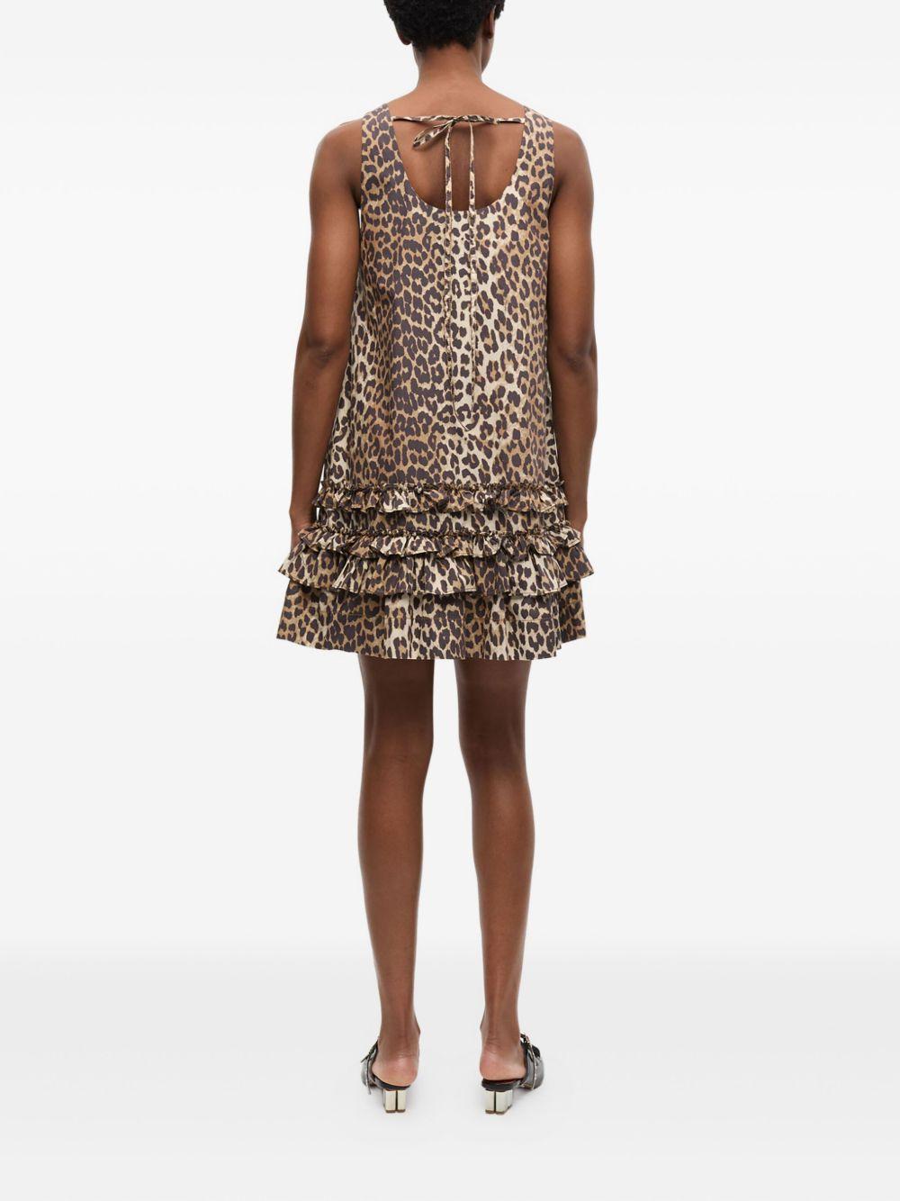 Vestido Ganni Printed Cotton W0906 943 GANNI