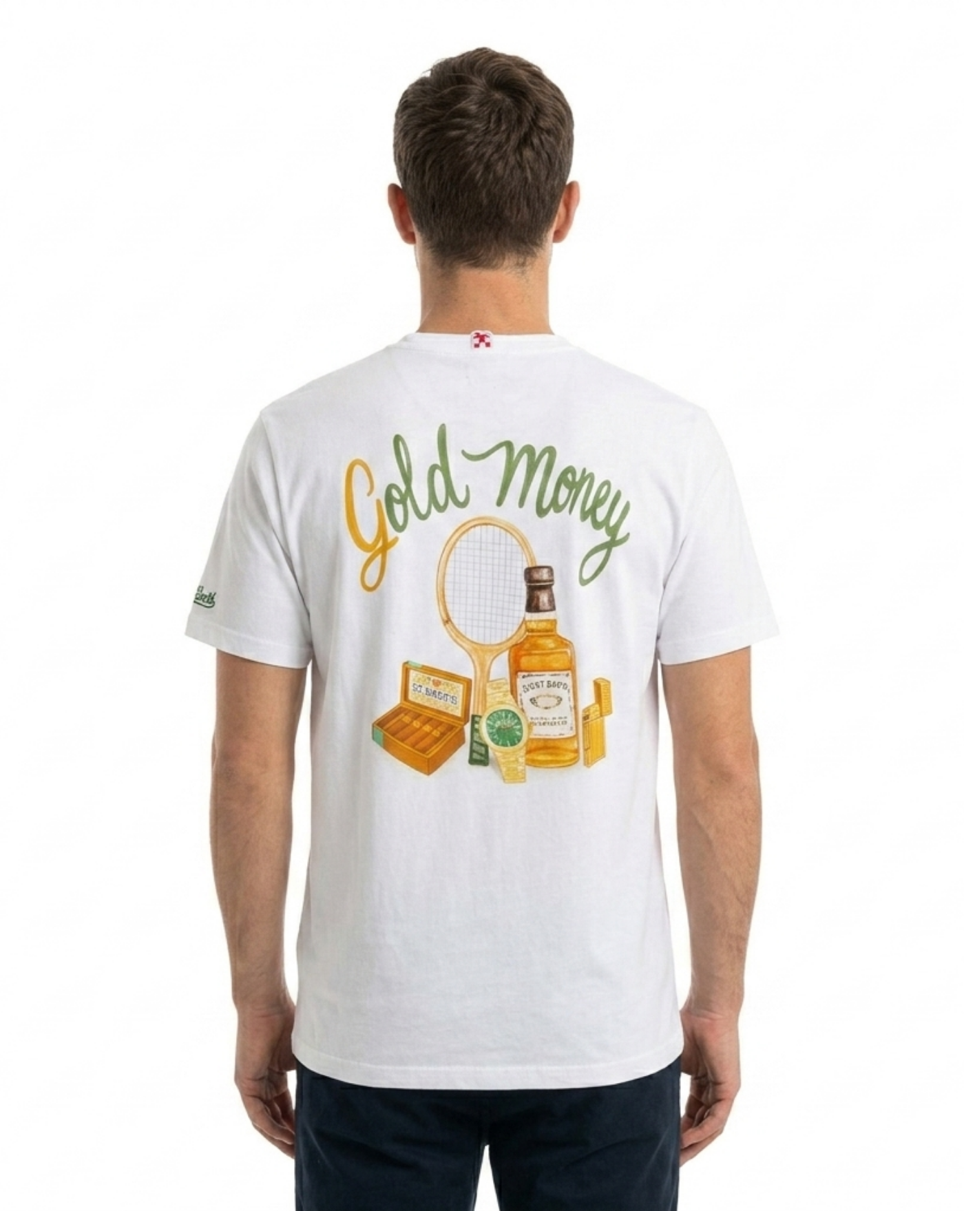 Camiseta MC2 Saint Barth "gold money portland" PRL0002 00934L 01N MC2 SAINT BARTH