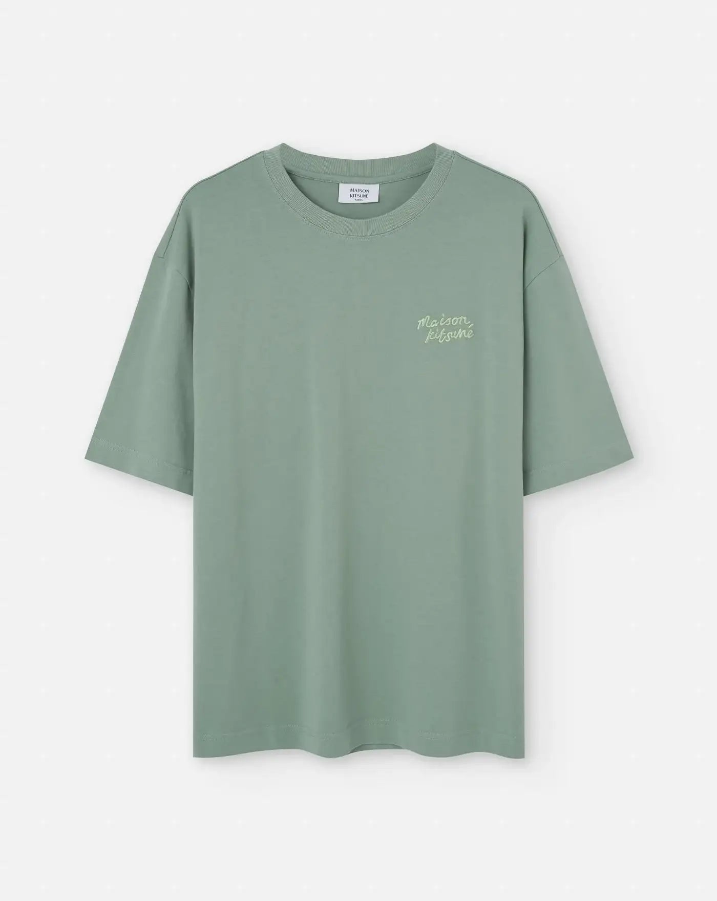 Camiseta Maison Kitsuné Handwritting OM00123KJ0119 0078 MAISON KITSUNE