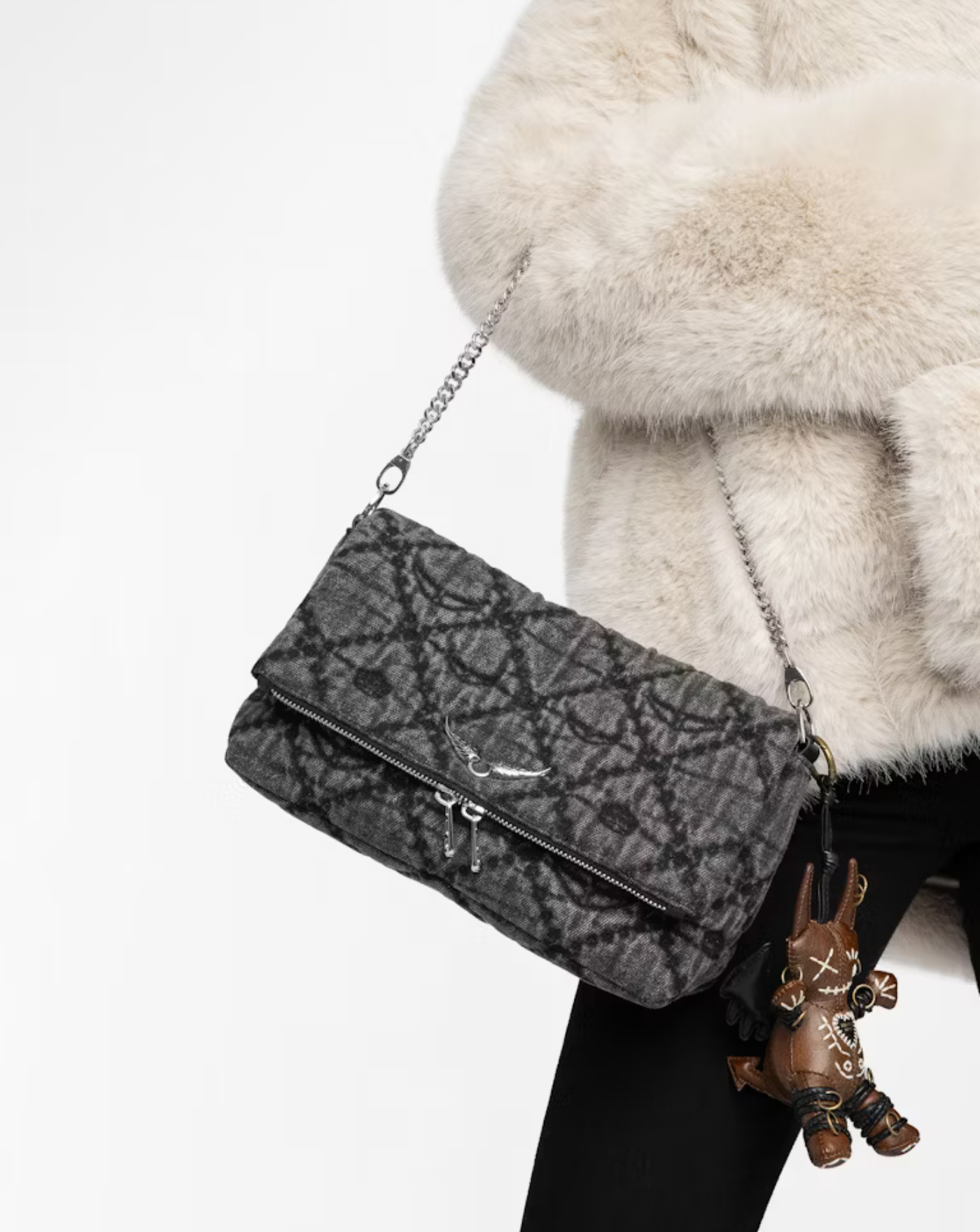 Bolso Zadig & Voltaire Rocky II Monogram LWBA04065 098 ZADIG & VOLTAIRE