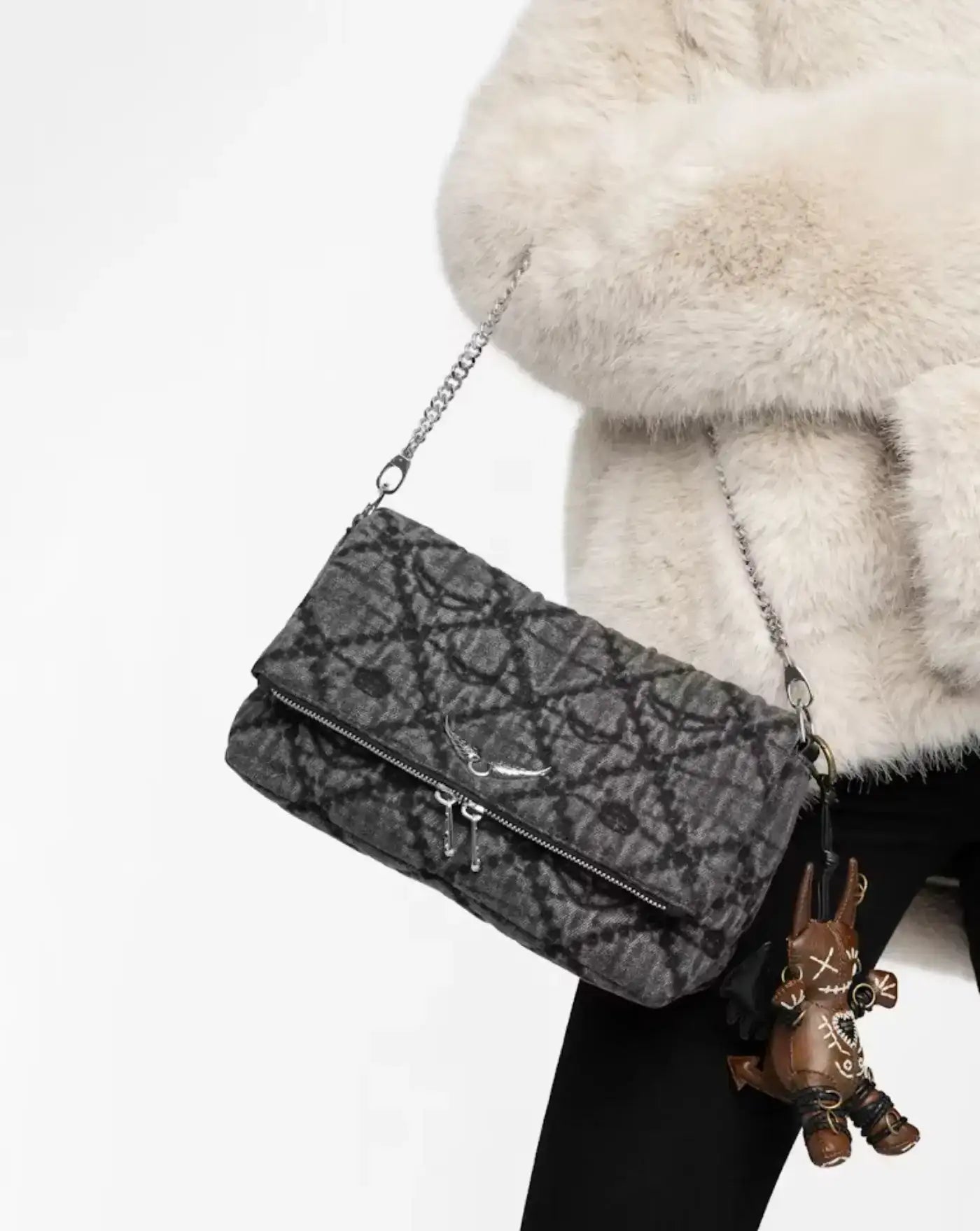 Bolso Zadig & Voltaire Rocky II Monogram LWBA04065 098 ZADIG & VOLTAIRE