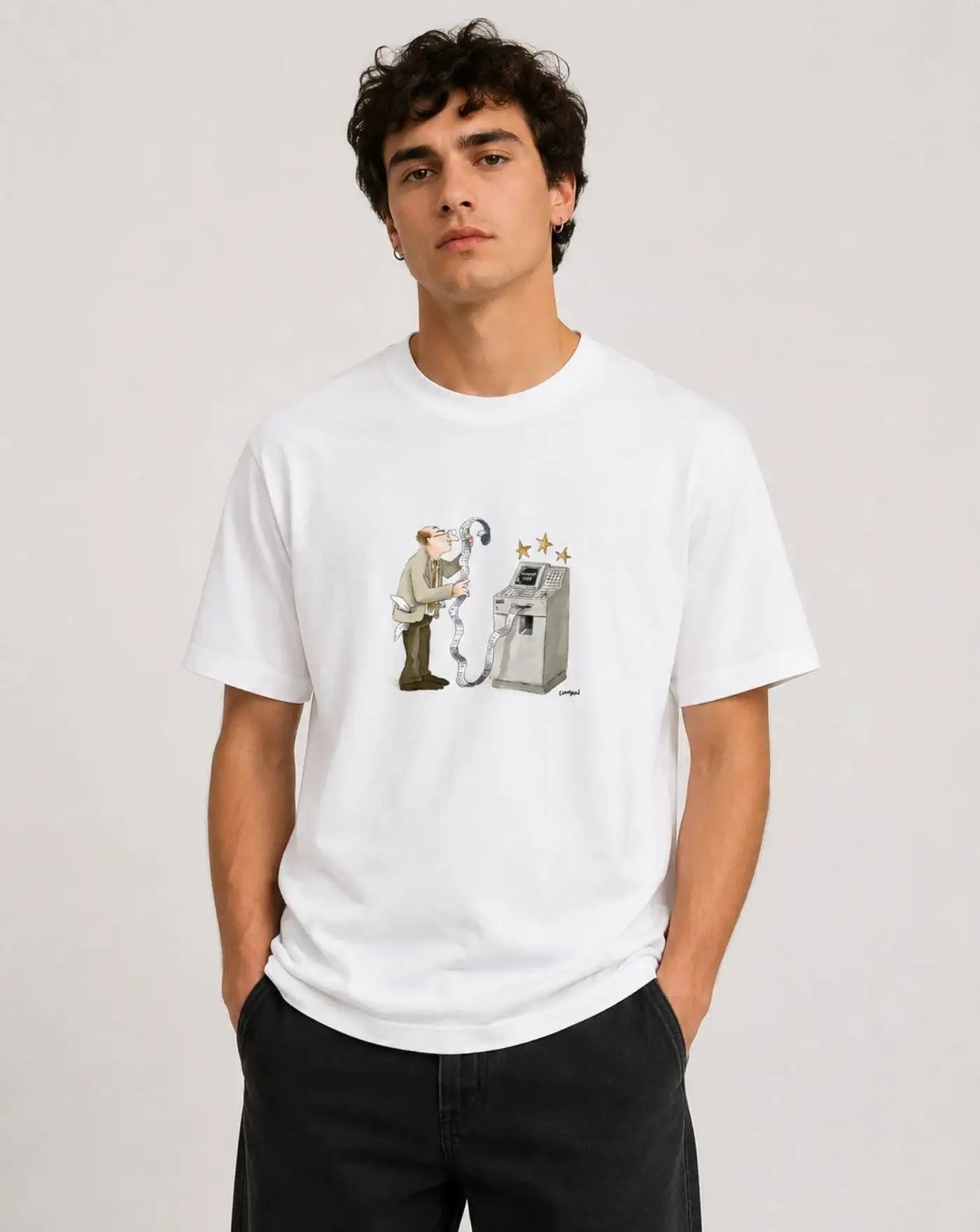 Camiseta Edmmond Cash 3263020000 PLAIN WHITE EDMMOND