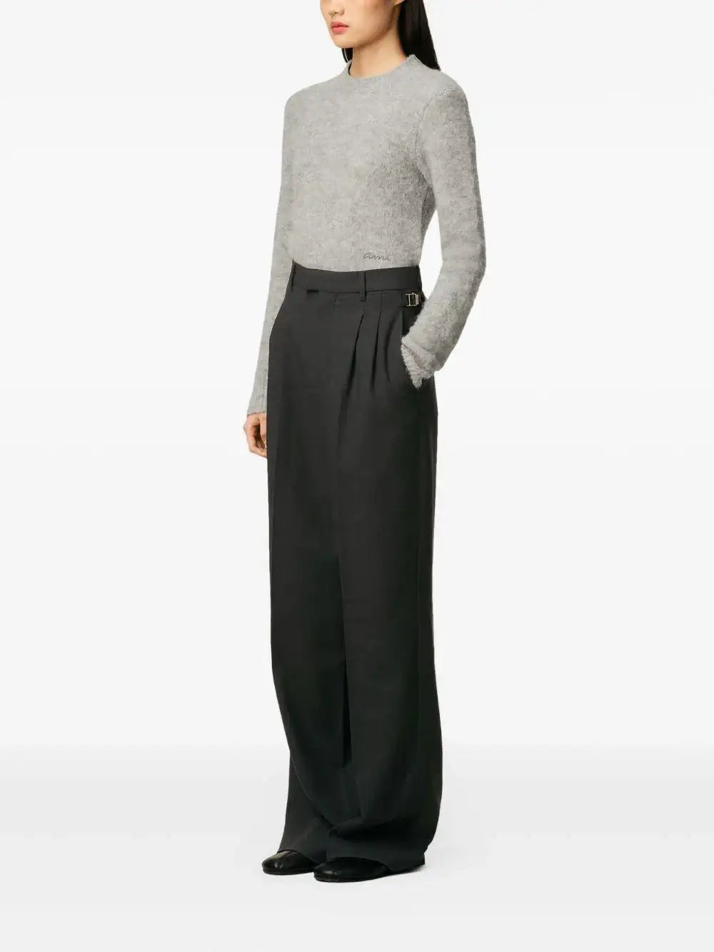 Pantalon Ami Paris High Waist FTR818WV0066 020 AMI PARIS