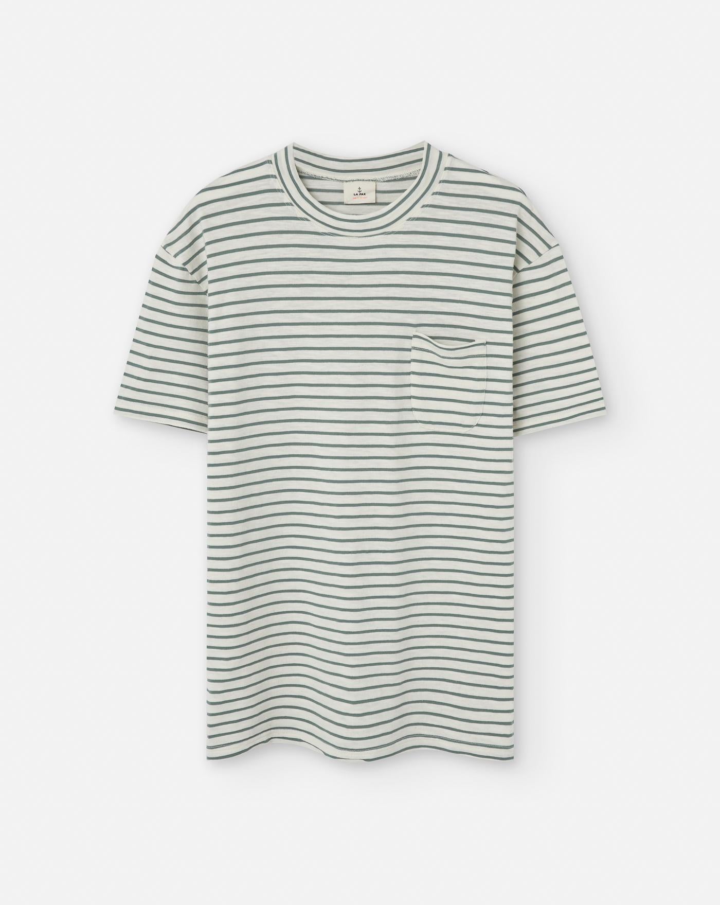 Camiseta La Paz Guerreiro SS25008038075 GREEN SPRAY STRIPES LA PAZ
