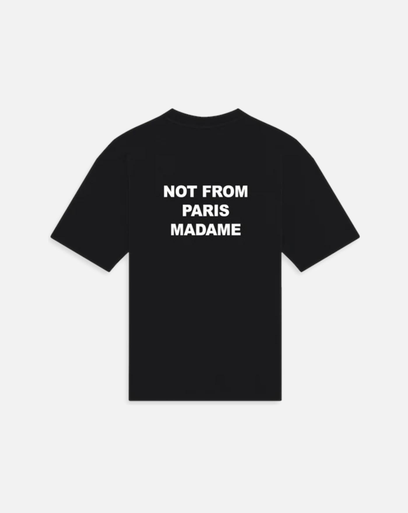 Camiseta Drole de Monsieur Le T-shirt Slogan PERM TS203 CO002 BL DROLE DE MONSIEUR