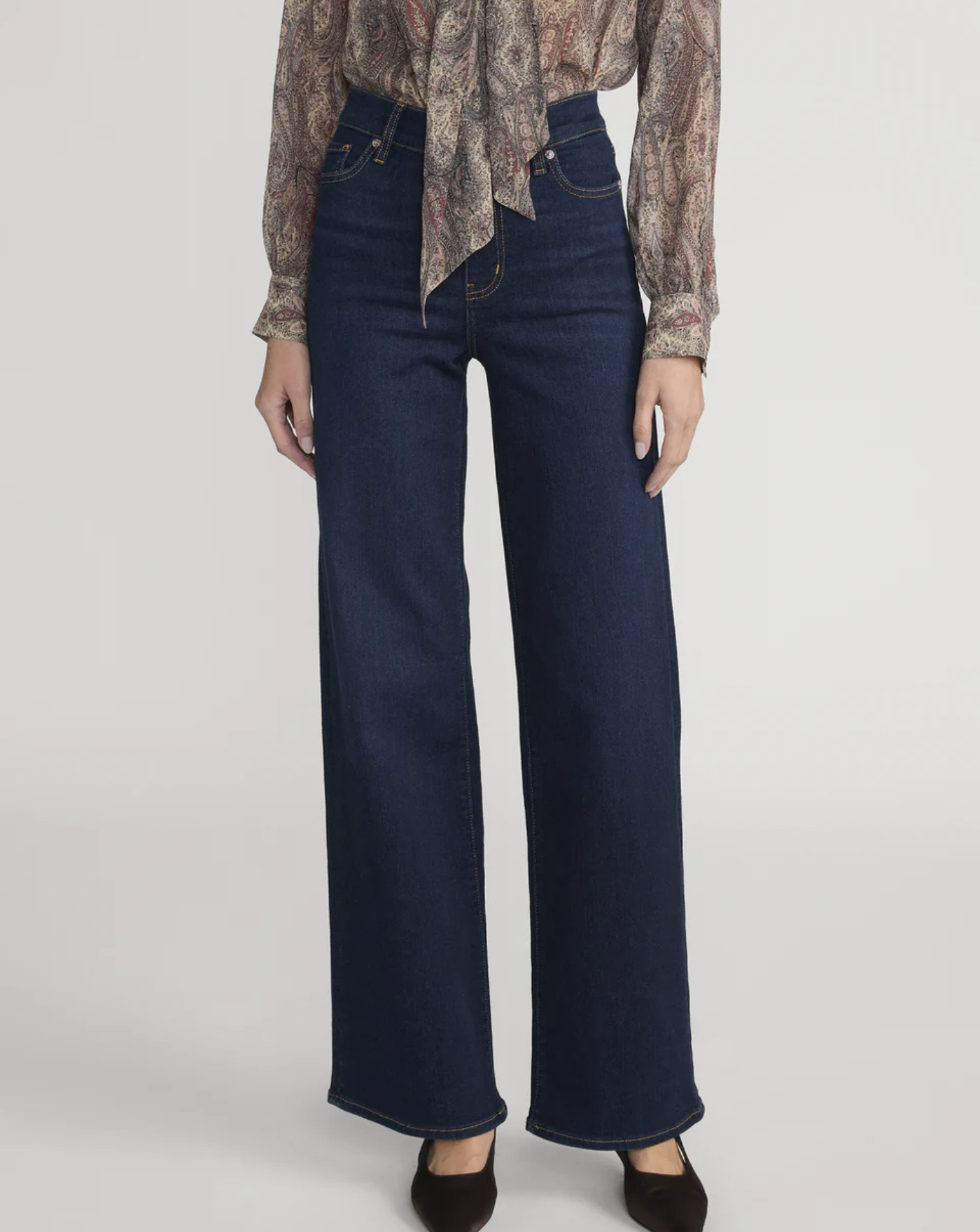 Denim Frame Le Slim Palazzo LSP814 FRWYBLUE FRAME