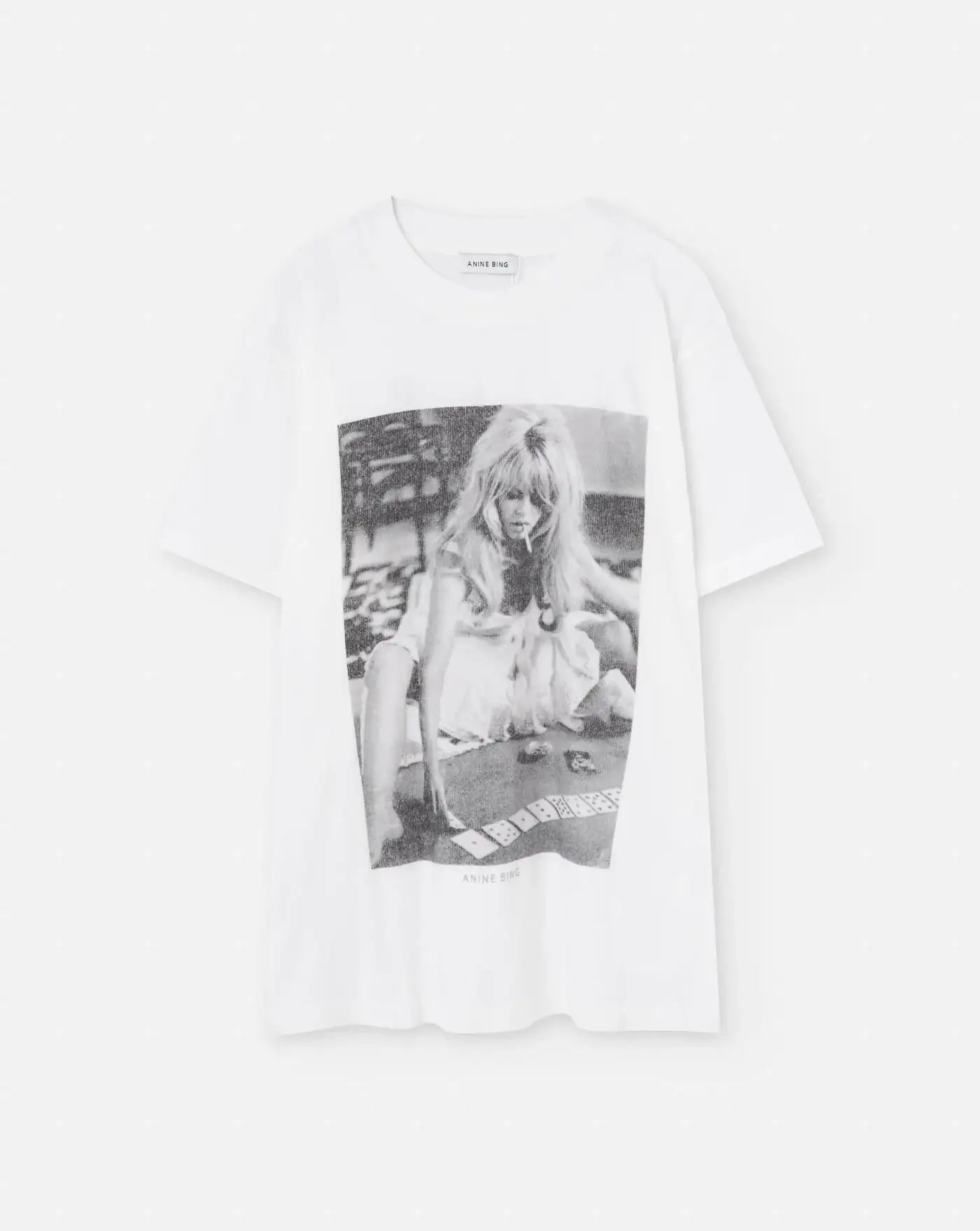 Camiseta Anine Bing Lili x Brigitte Bardot A0810565IVY1 IVORY ANINE BING