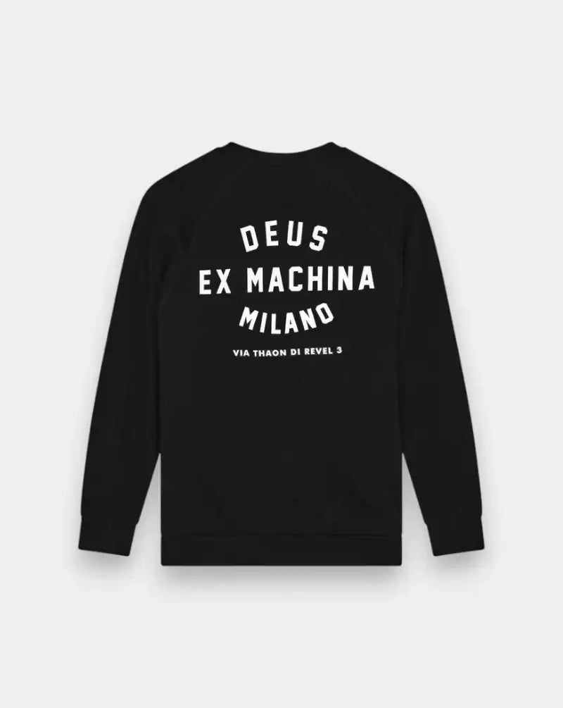 Sudadera Deux Ex Machina Milano Adress Crew DMW48259C NAVY DEUS EX MACHINA
