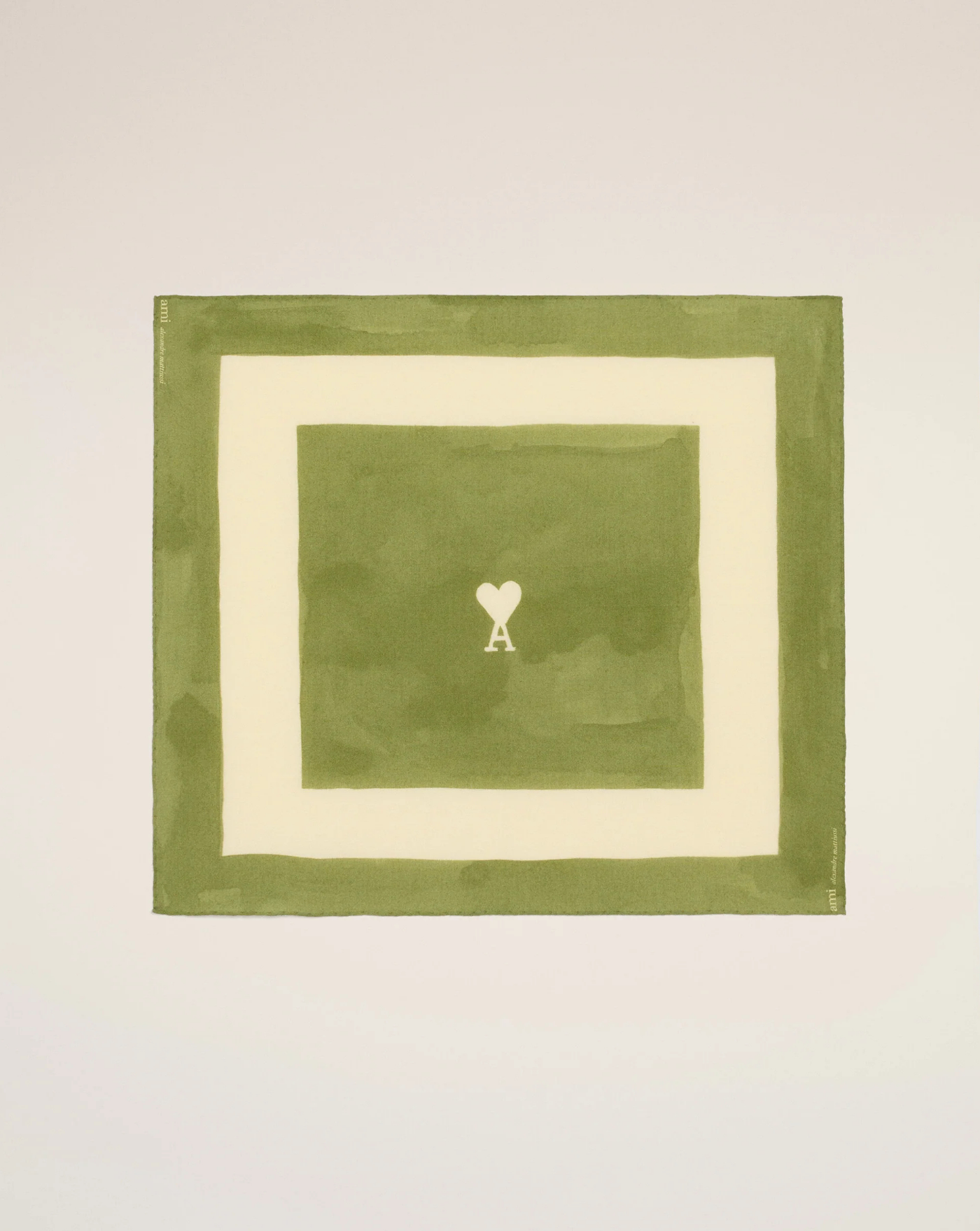 Pañuelo Ami de Coeur Printed Scarf USF692AW0033 A035 AMI PARIS