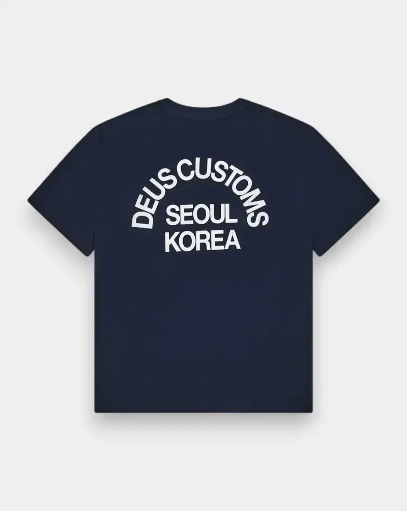 Camiseta Deus Ex Machina Beams Tee DMF251271C NAVY DEUS EX MACHINA
