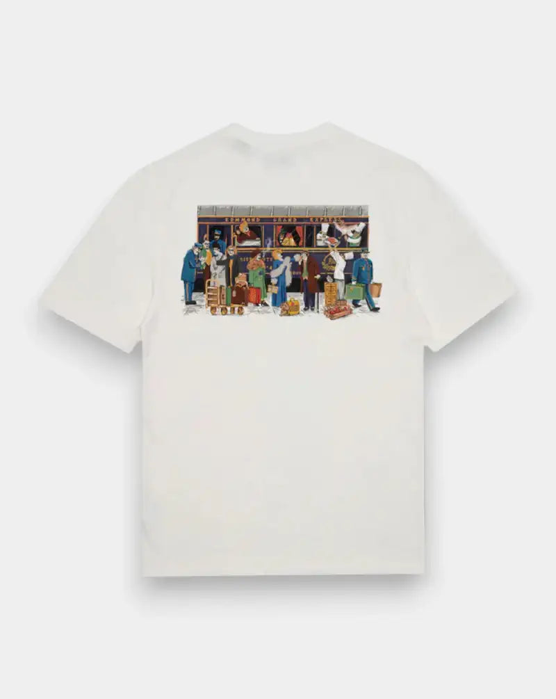Camiseta Edmmond Orient Express 3253011010 PLAIN OFF WHITE EDMMOND