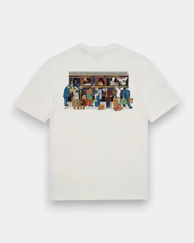 Camiseta Edmmond Orient Express 3253011010 PLAIN OFF WHITE EDMMOND