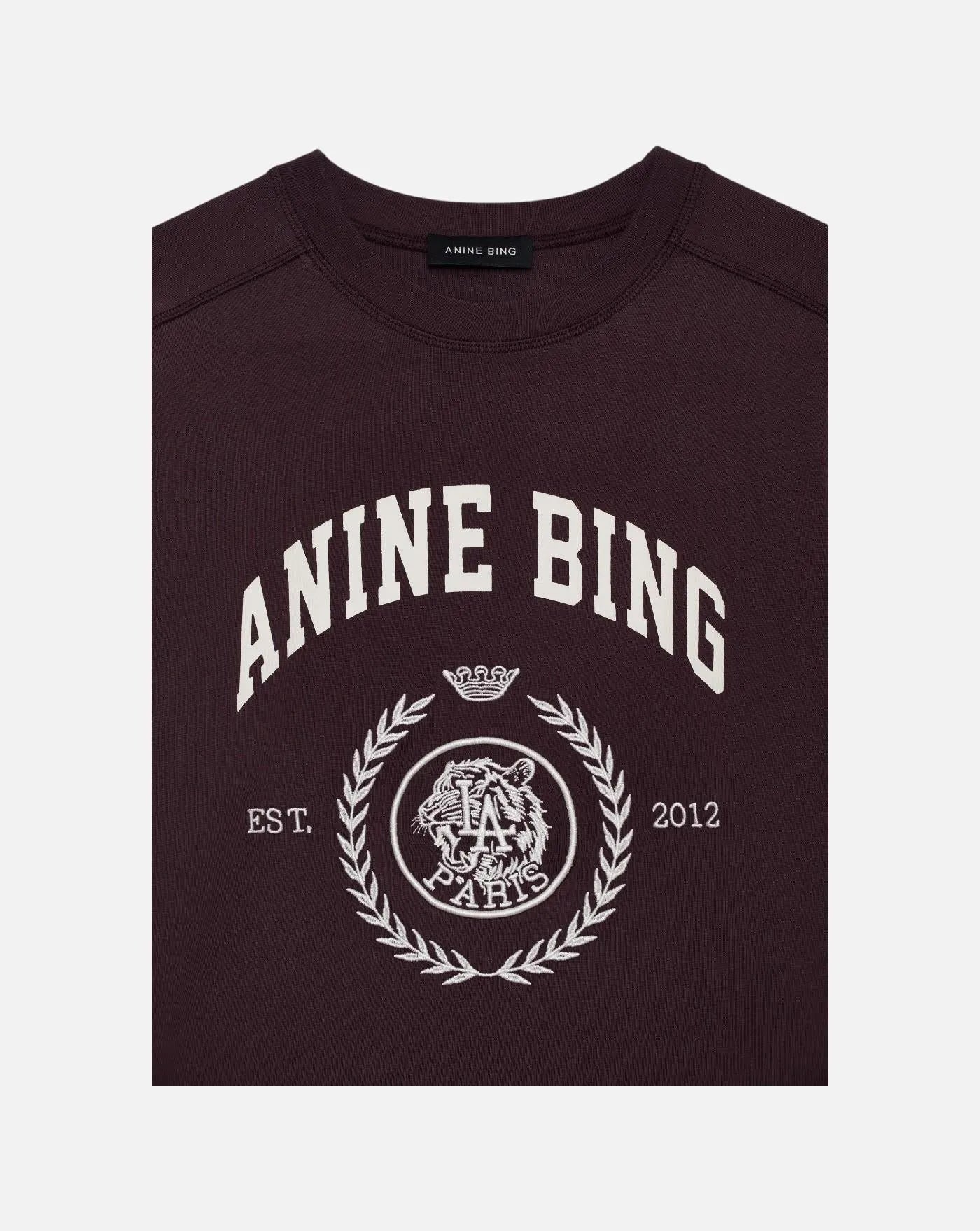 Camiseta Anine Bing JAYLIN TEE COLLEGIATE - FIG A0812695BGN28 FIG ANINE BING