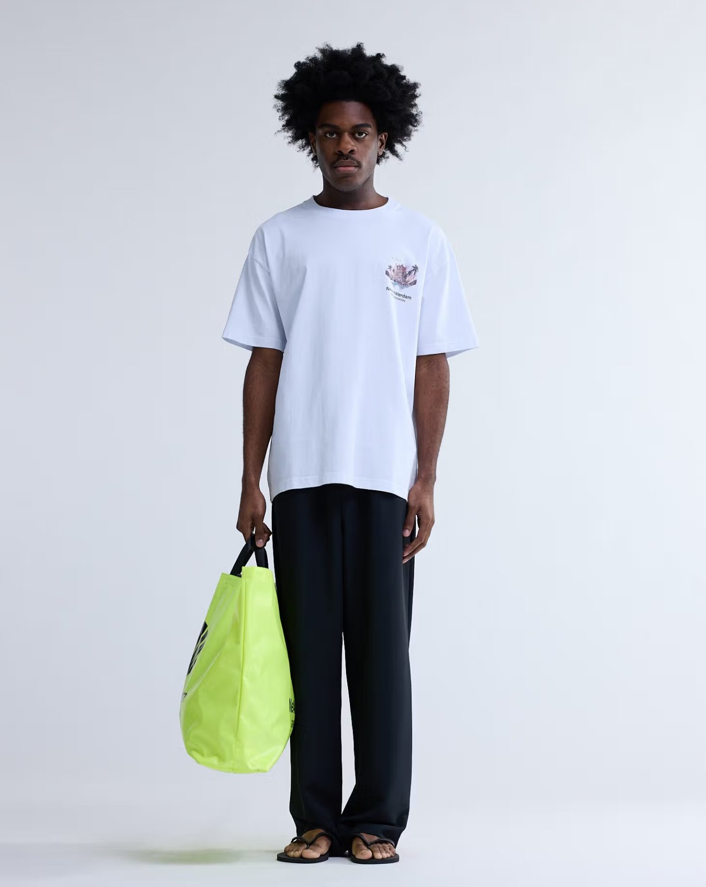 Camiseta New Amsterdam Tropical Tee 2601074001 WHITE NEW AMSTERDAM