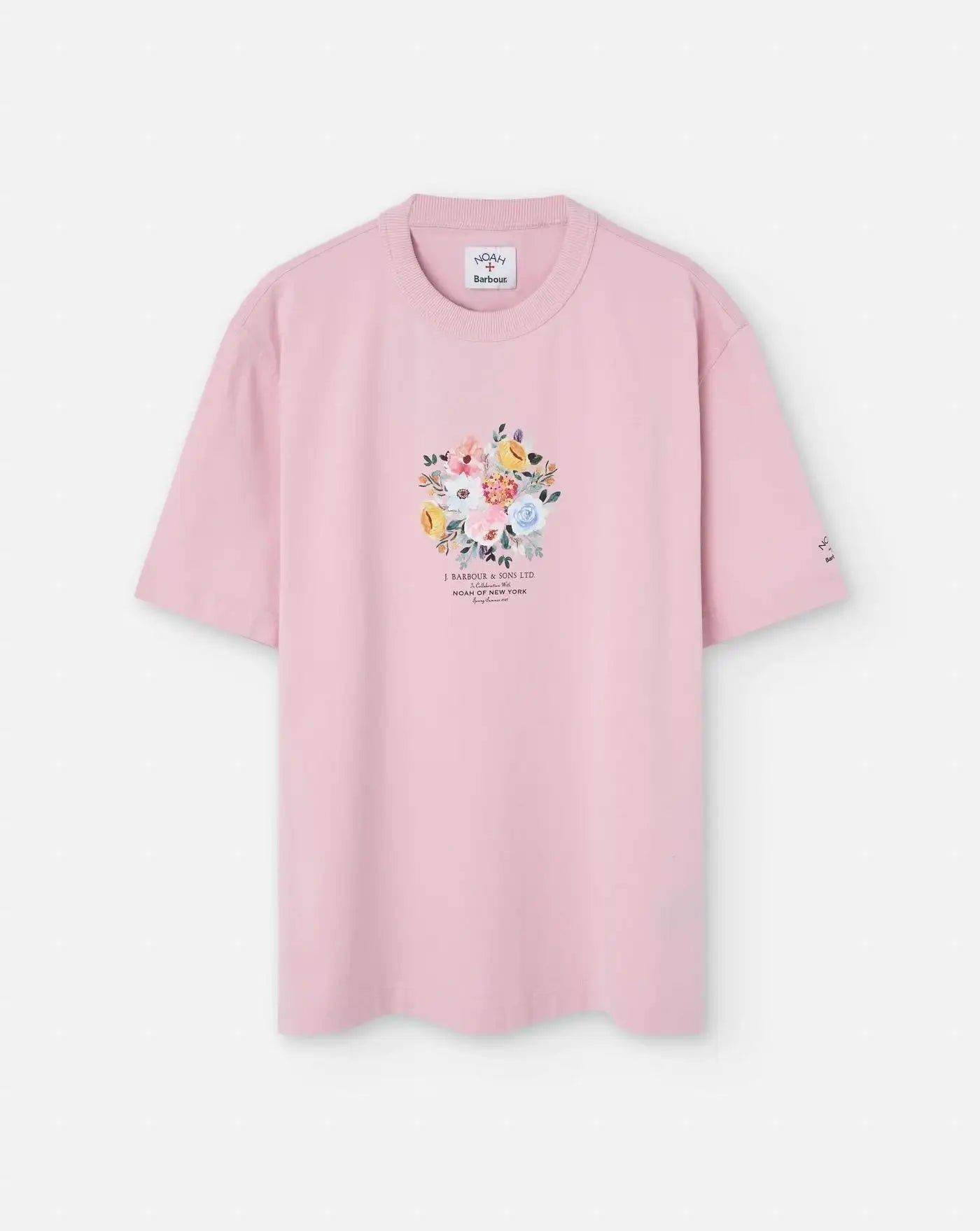 Camiseta Barbour x Noah MTS1447PI12 CHALK PINK BARBOUR