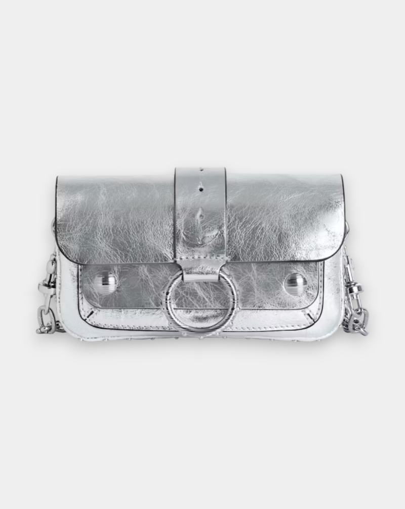 Bolso Zadig & Voltaire Kate Wallet Vintage Metal LWBA03973 SILVER 020 ZADIG & VOLTAIRE