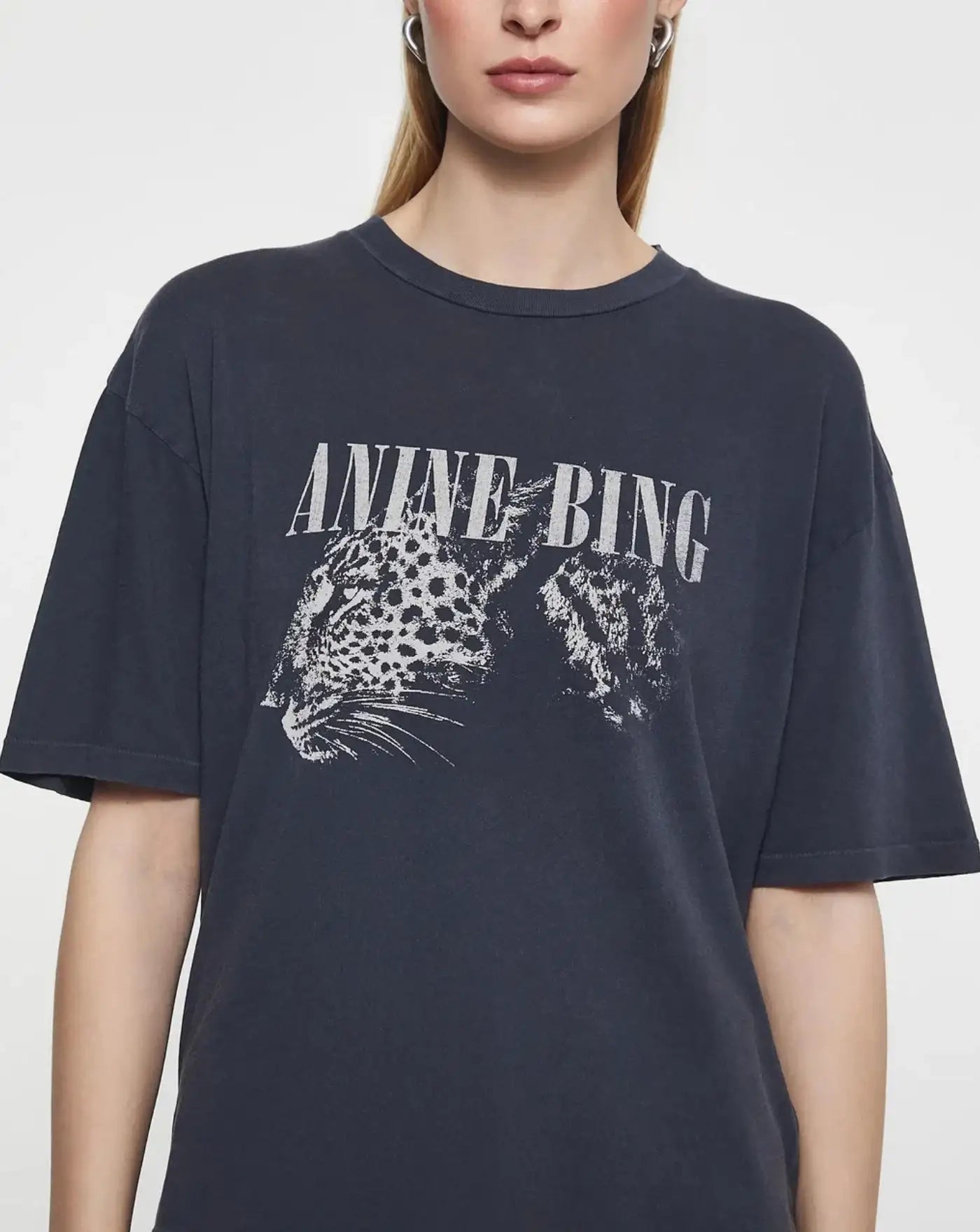 Camiseta Anine Bing Cohen A0811703WBL1 WASHED BLACK ANINE BING