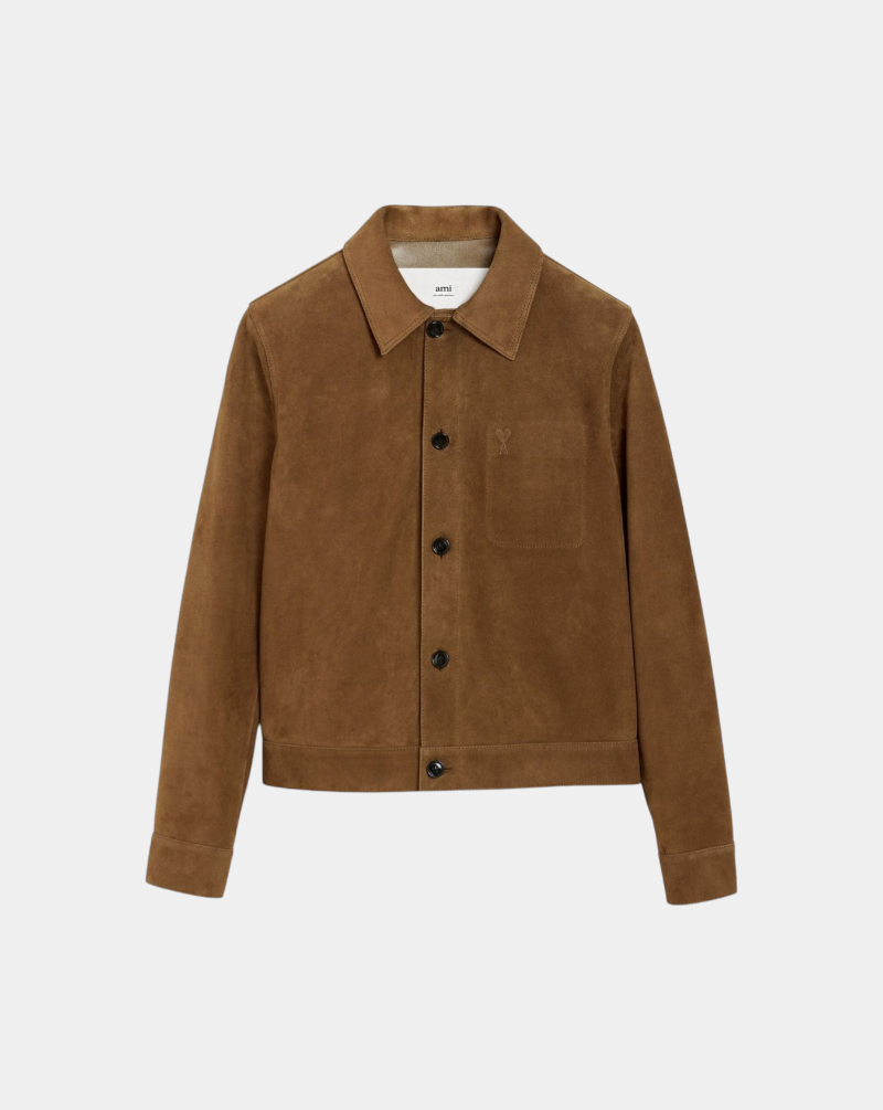 Chaqueta Ami Paris Leather HJK243LH0059 216 AMI PARIS