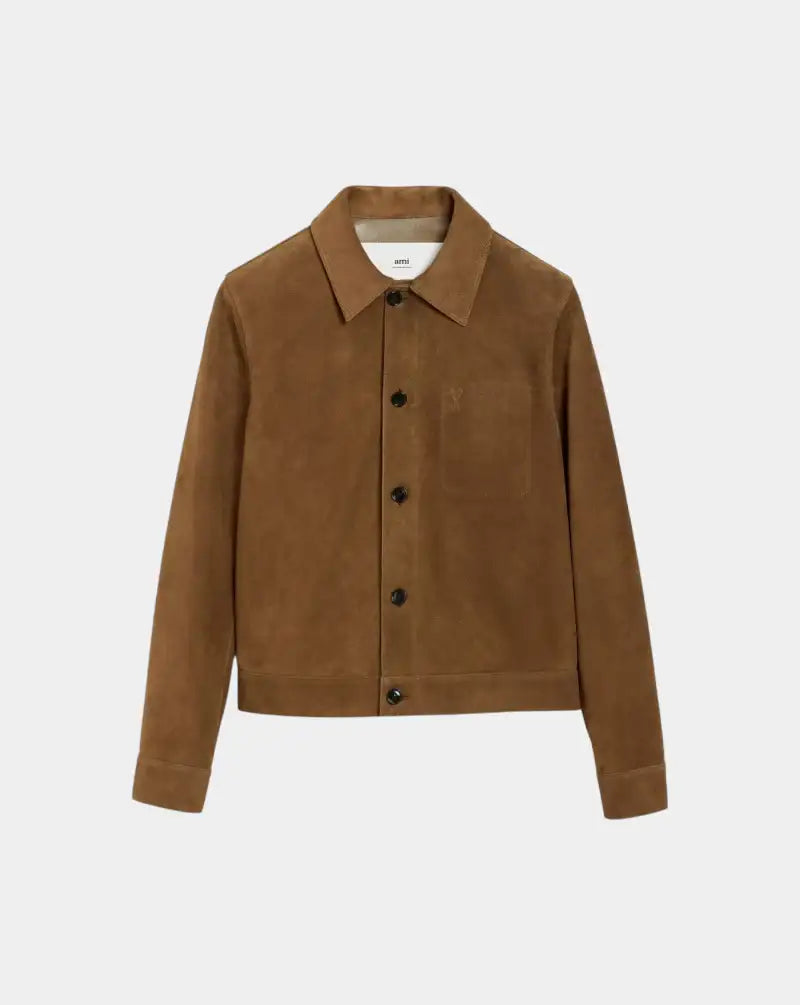 Chaqueta Ami Paris Leather HJK243LH0059 216 AMI PARIS