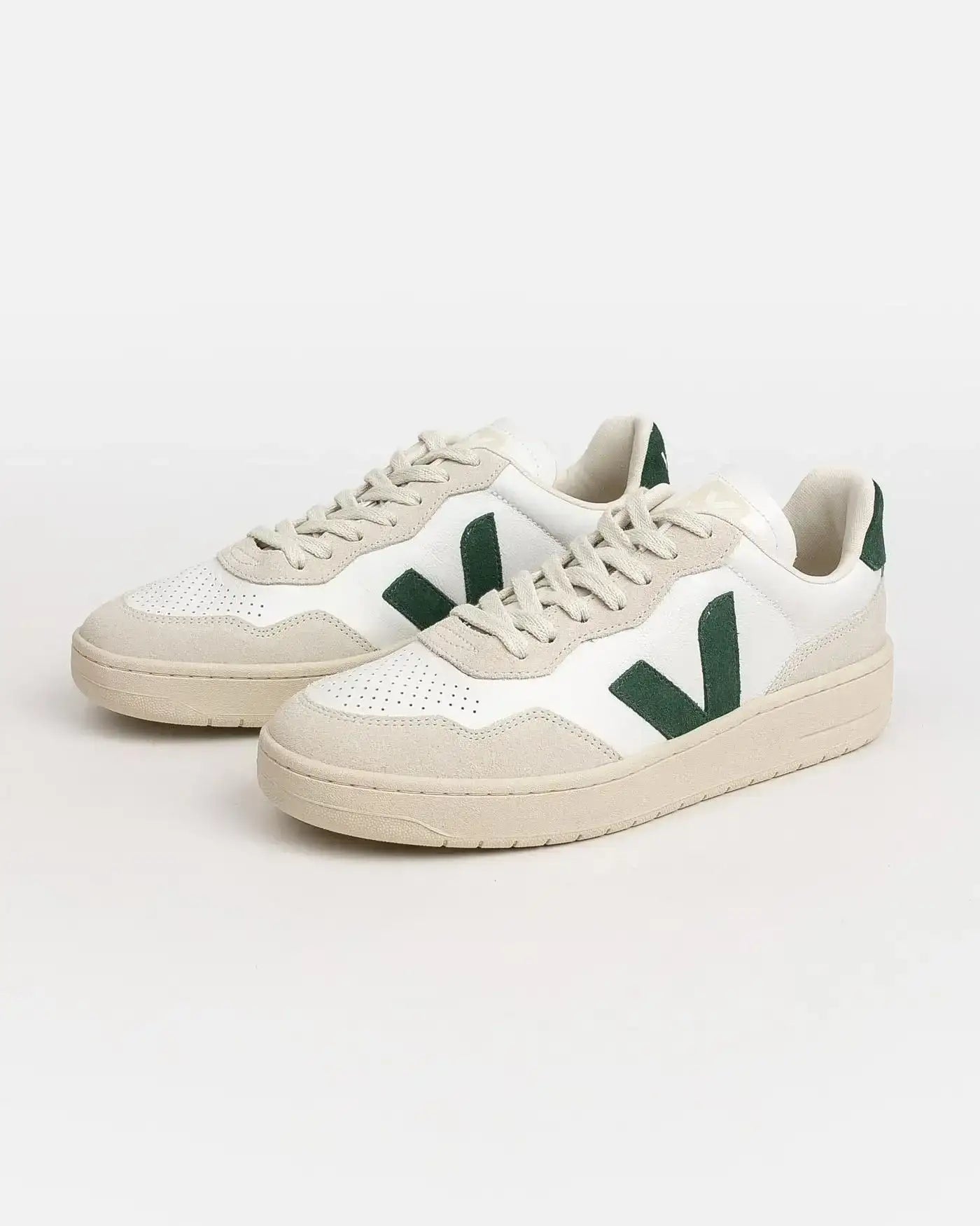 Zapatillas Veja V-90 O.T. Leather Extra White Cyprus VD2003384B EXTRA-WHITE-CYPRUS VEJA