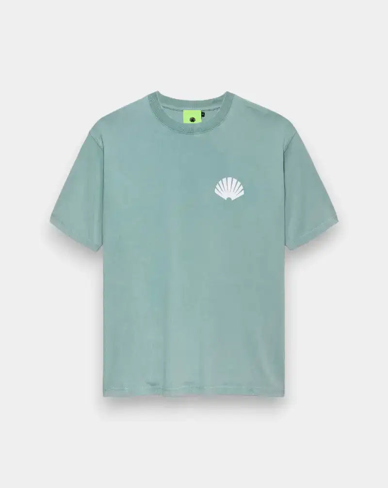 Camiseta New Amsterdam Logo Tee 2502061005 TEAL WHITE NEW AMSTERDAM