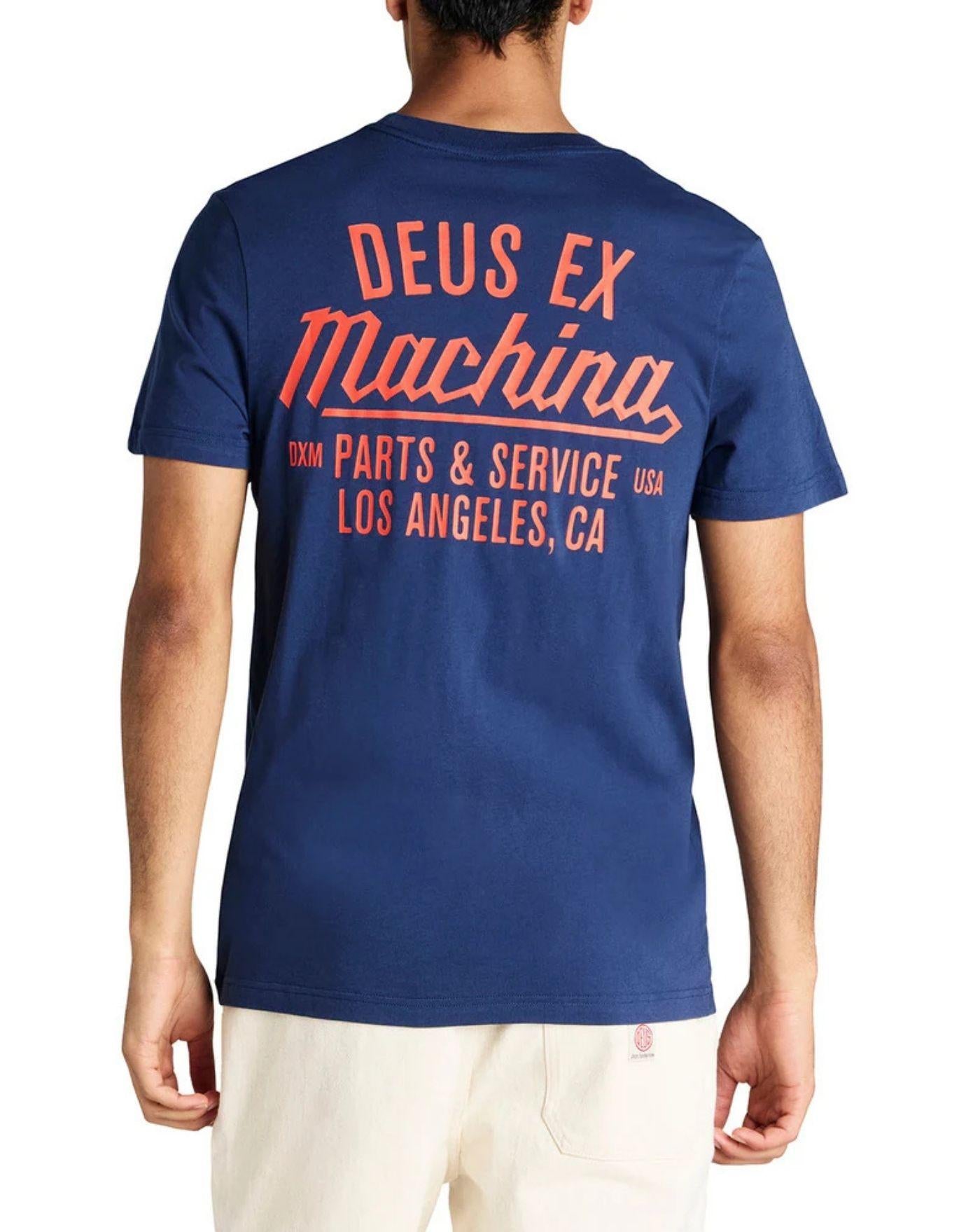 Camiseta Deus Ex Machina Overbite DMP251953C MECHANIC BLUE DEUS EX MACHINA