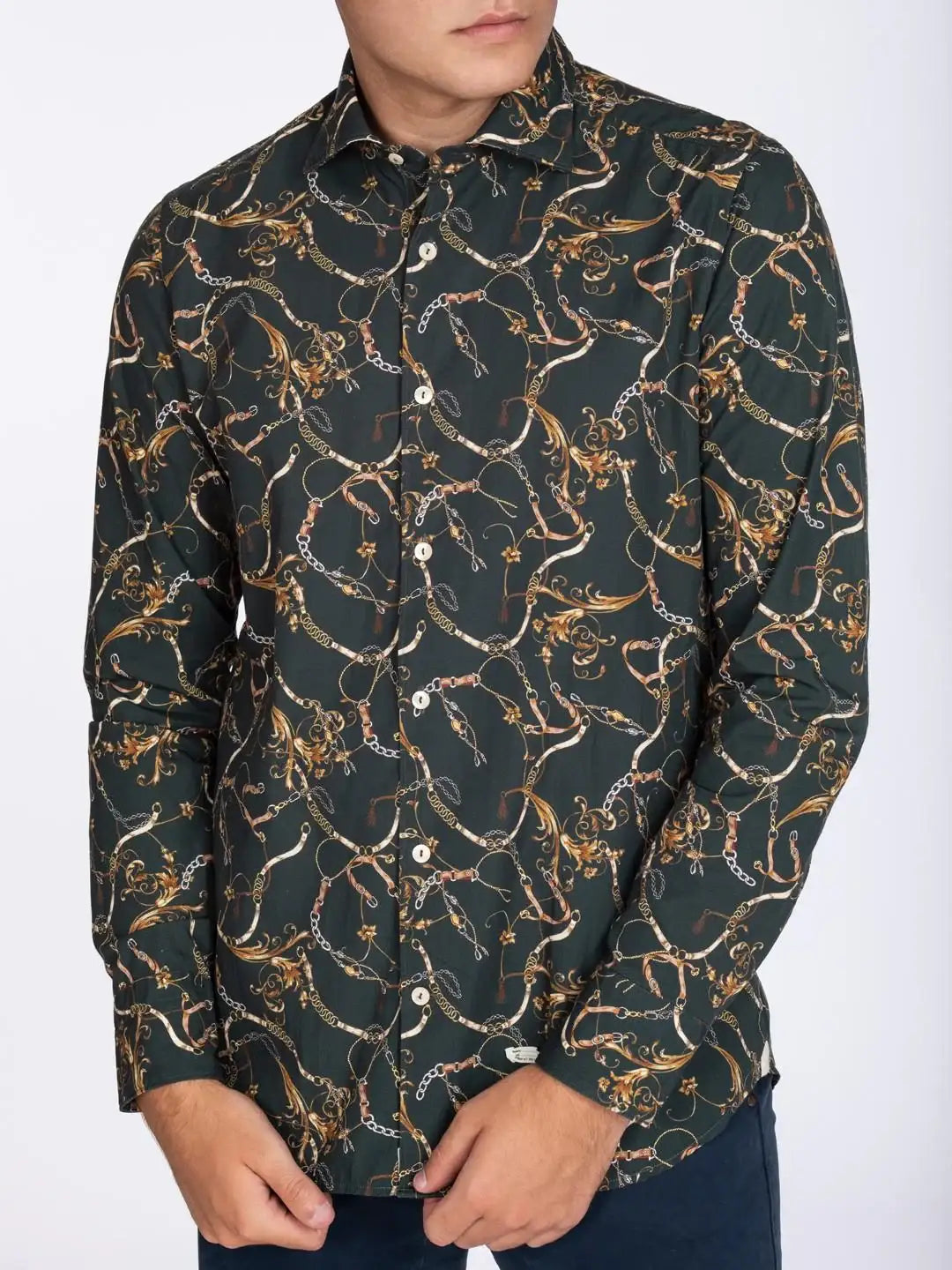 Camisa Tintoria Mattei Estampado 1RCWNJWFU1 60 TINTORIA MATTEI