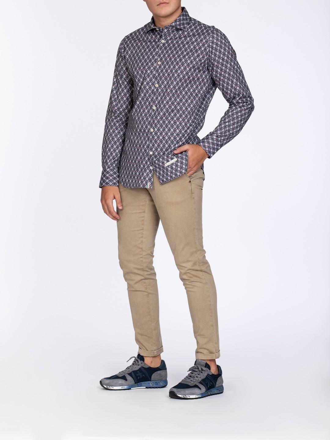 Camisa Tintoria Mattei Estampado 1RCRNJWFX1 25 TINTORIA MATTEI