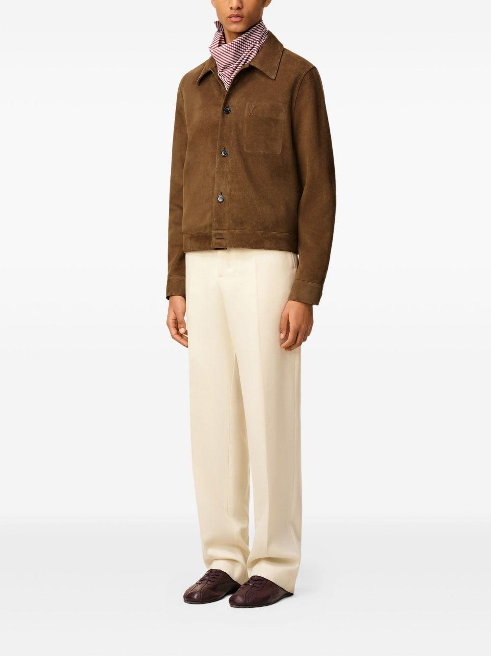 Chaqueta Ami Paris Leather HJK243LH0059 216 AMI PARIS