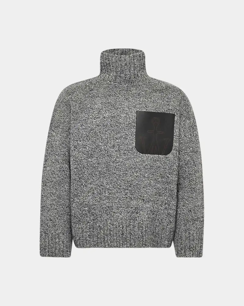 Jersey Jw Anderson Leather Patch Pocket KW1234YN0367 929 JW ANDERSON