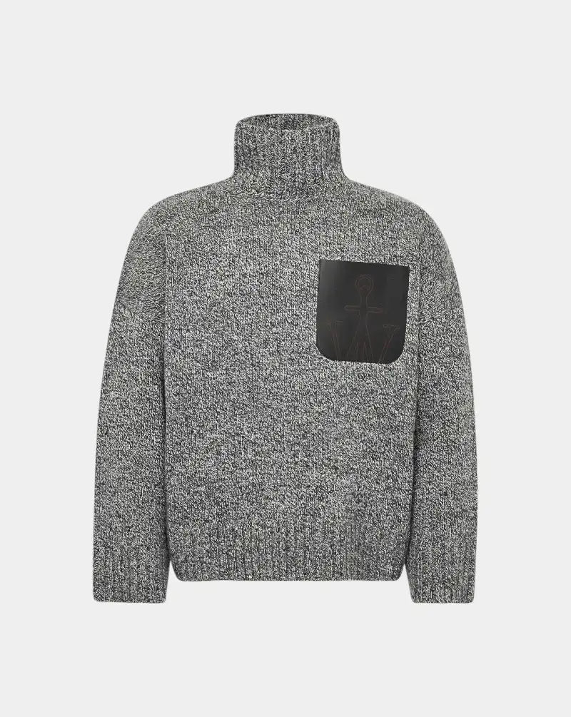 Jersey Jw Anderson Leather Patch Pocket KW1234YN0367 929 JW ANDERSON