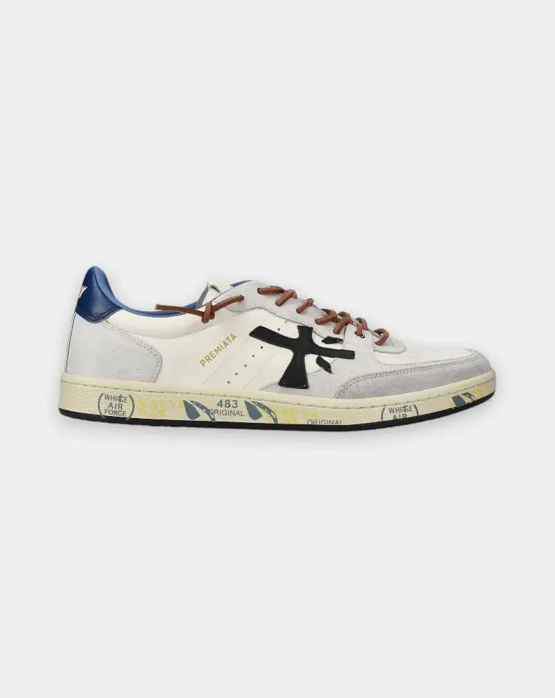 Zapatillas Premiata Basket Clay 7617 BSKTCLAY 7617 WHITE/BLUE PREMIATA