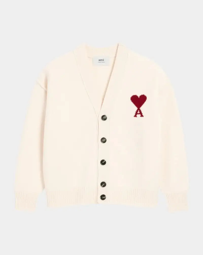 Cardigan Ami Paris Ami de Coeur UKC367018 154 AMI PARIS