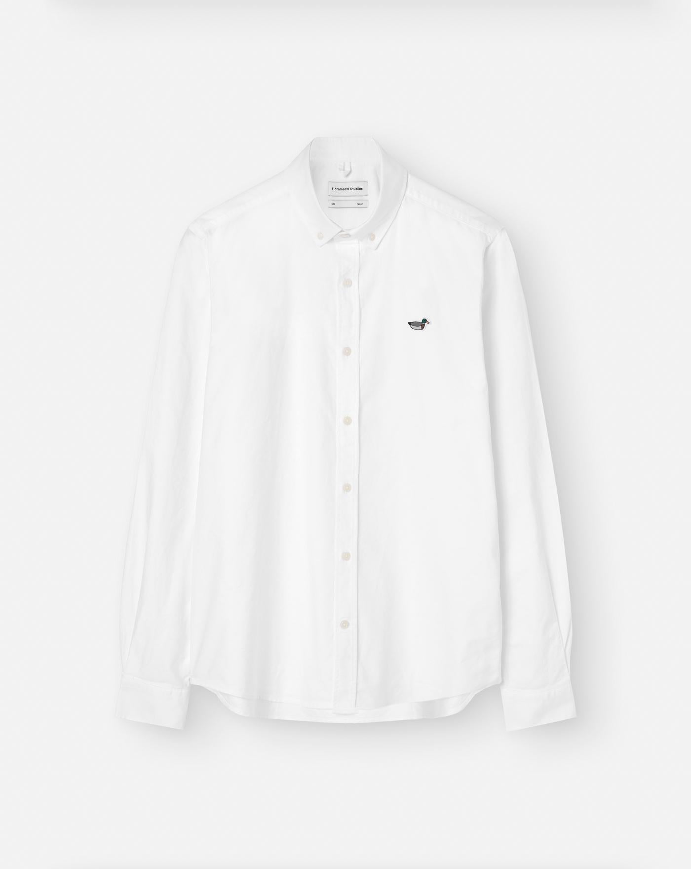 Camisa Edmmond Bd Shirt Duck Edition 1251001000 PLAIN WHITE EDMMOND