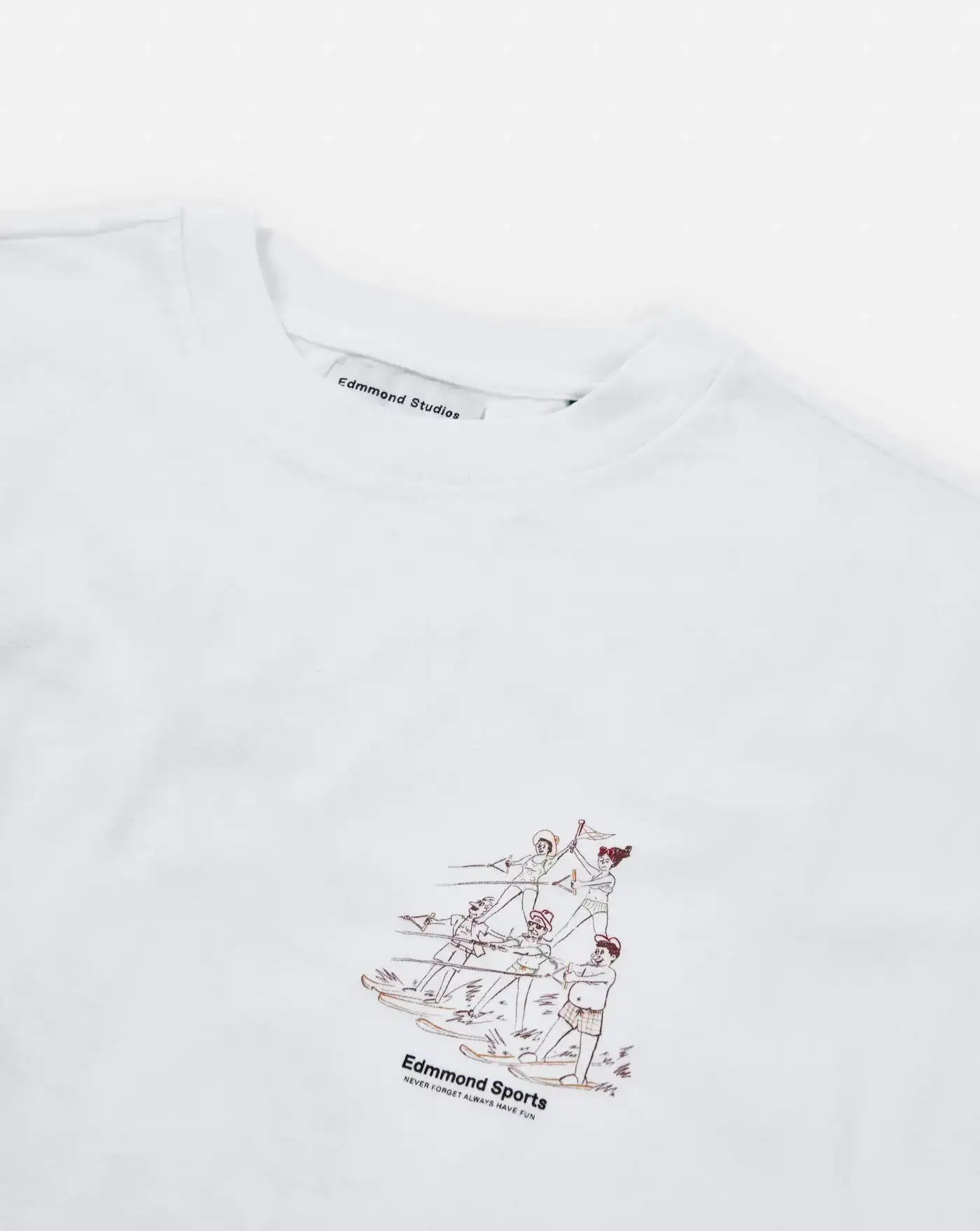 Camiseta Edmmond Acrobatics Water Skiing 1253022000 PLAIN WHITE EDMMOND