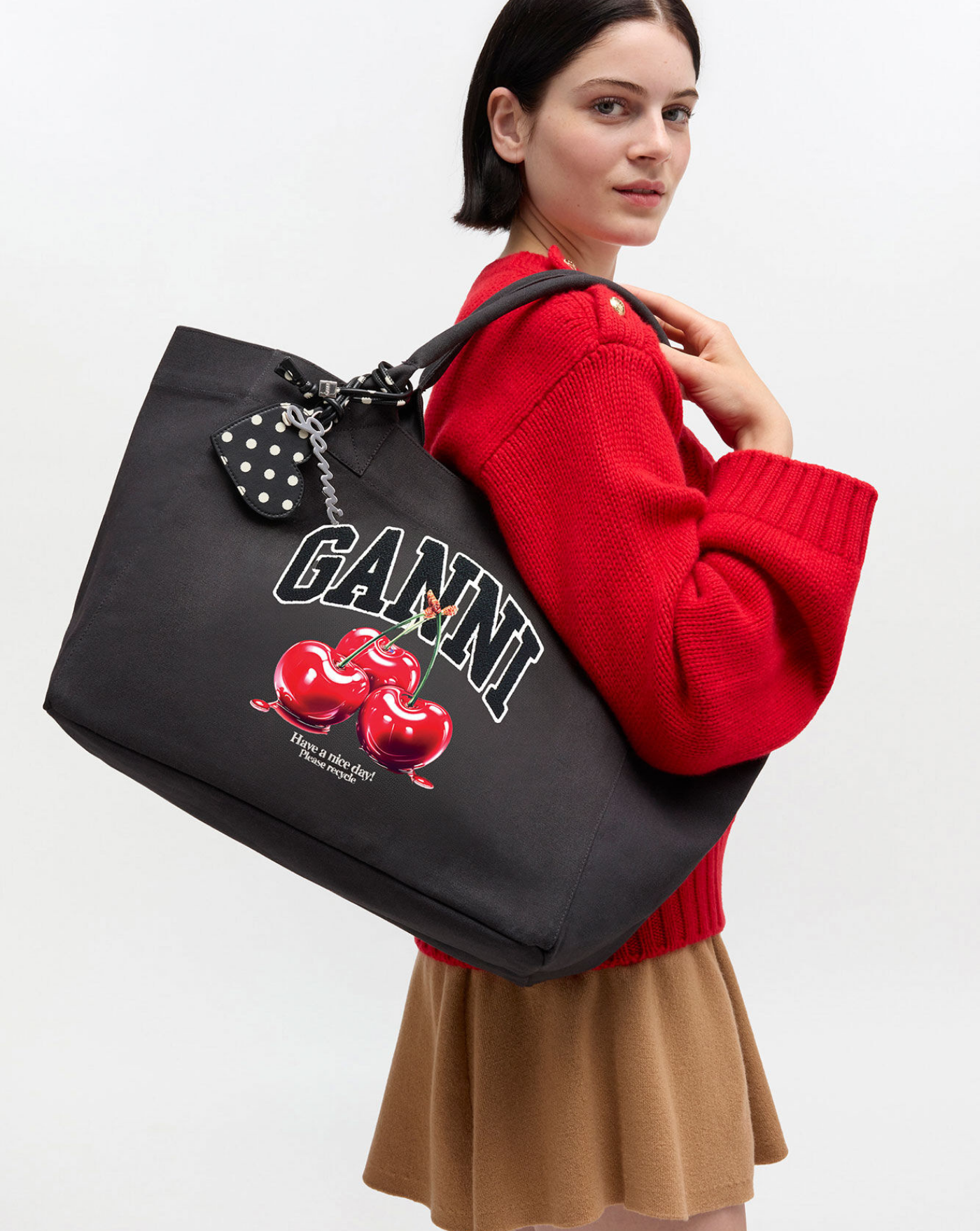 Bolso Ganni Cherry Tote B2110038 252 GANNI