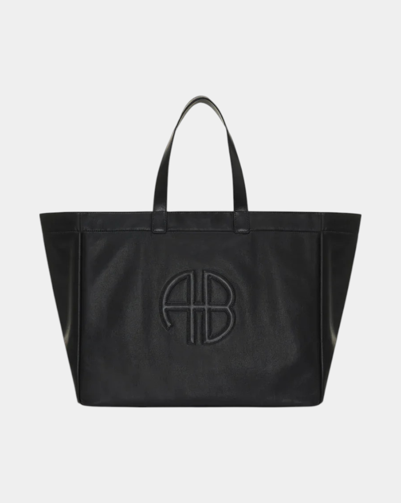 Bolso Anine Bing Large Rio Tote A132148 005BLACK RECYCLED LEATHER ANINE BING