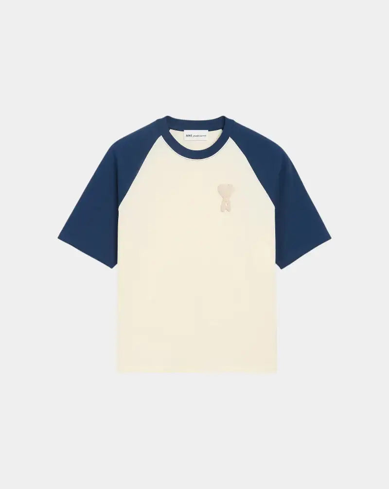 Camiseta Ami Paris Bicolor UTS379726 A027 AMI PARIS