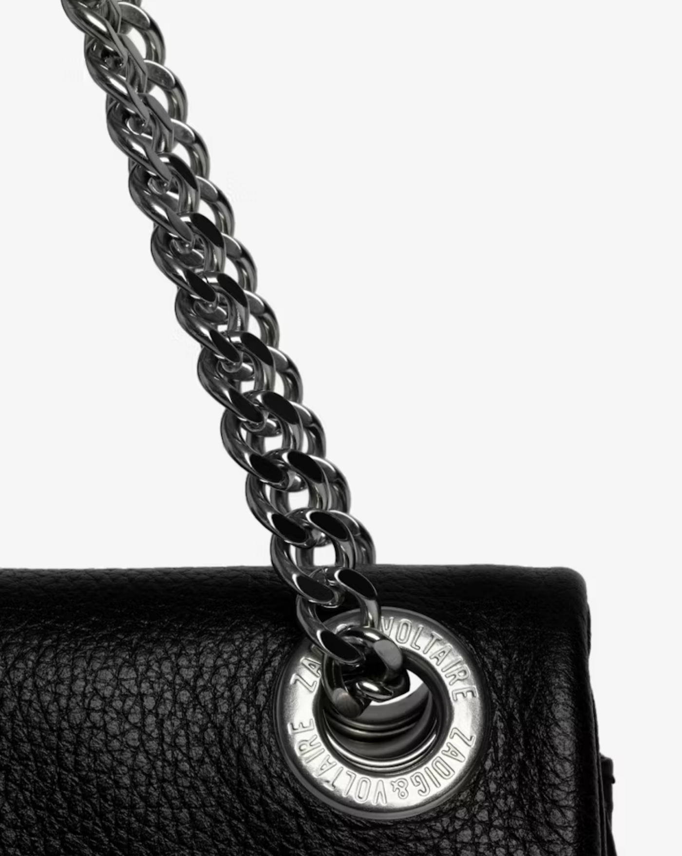 Bolso Zadig & Voltaire Rock II Grained Leather LWBA04124 011 ZADIG & VOLTAIRE