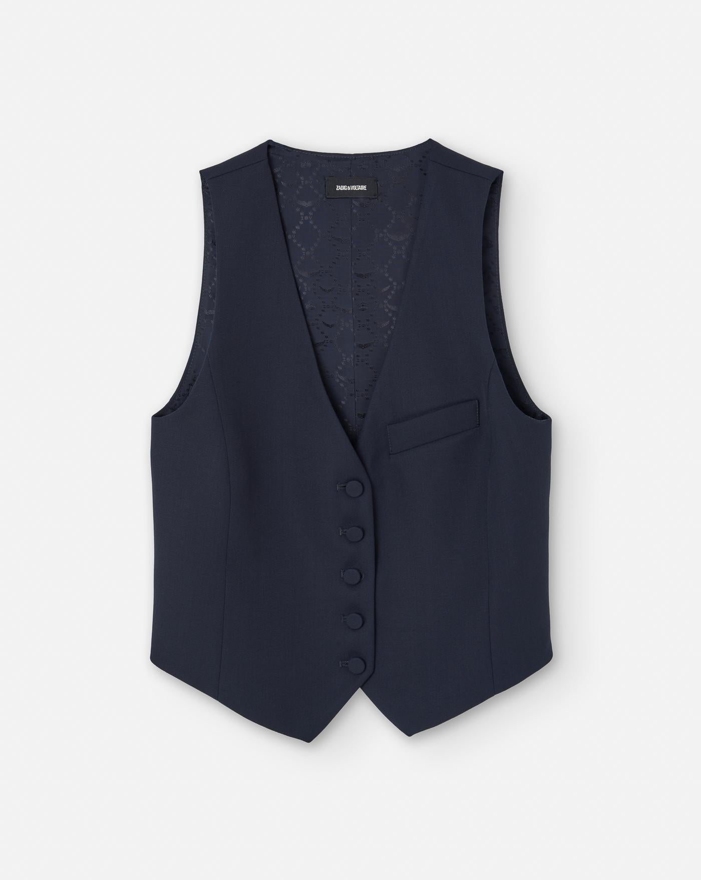 Chaleco Zadig & Voltaire Emaux Grain de Poudre WWBL01913 ENCRE ZADIG & VOLTAIRE