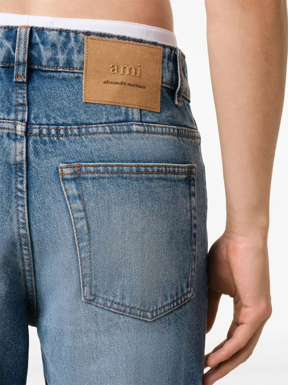 Denim Ami Paris Tapered HTR103DE0046 480 AMI PARIS