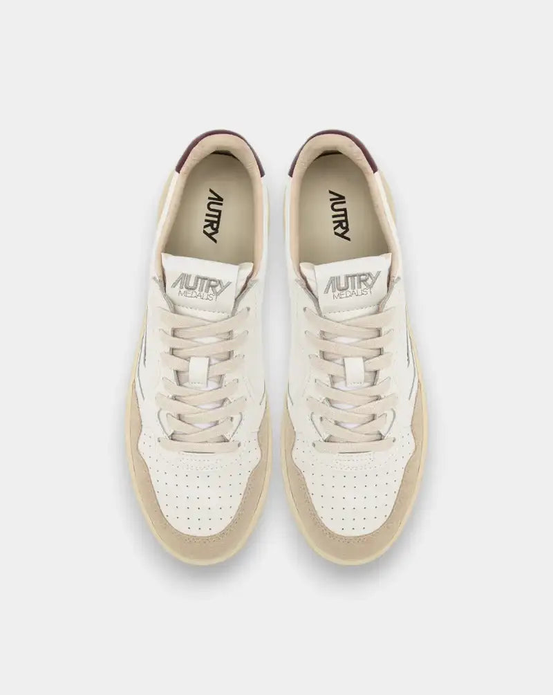 Zapatillas Autry Aulw LS03 AULW LS03 WHT/BURGUND AUTRY