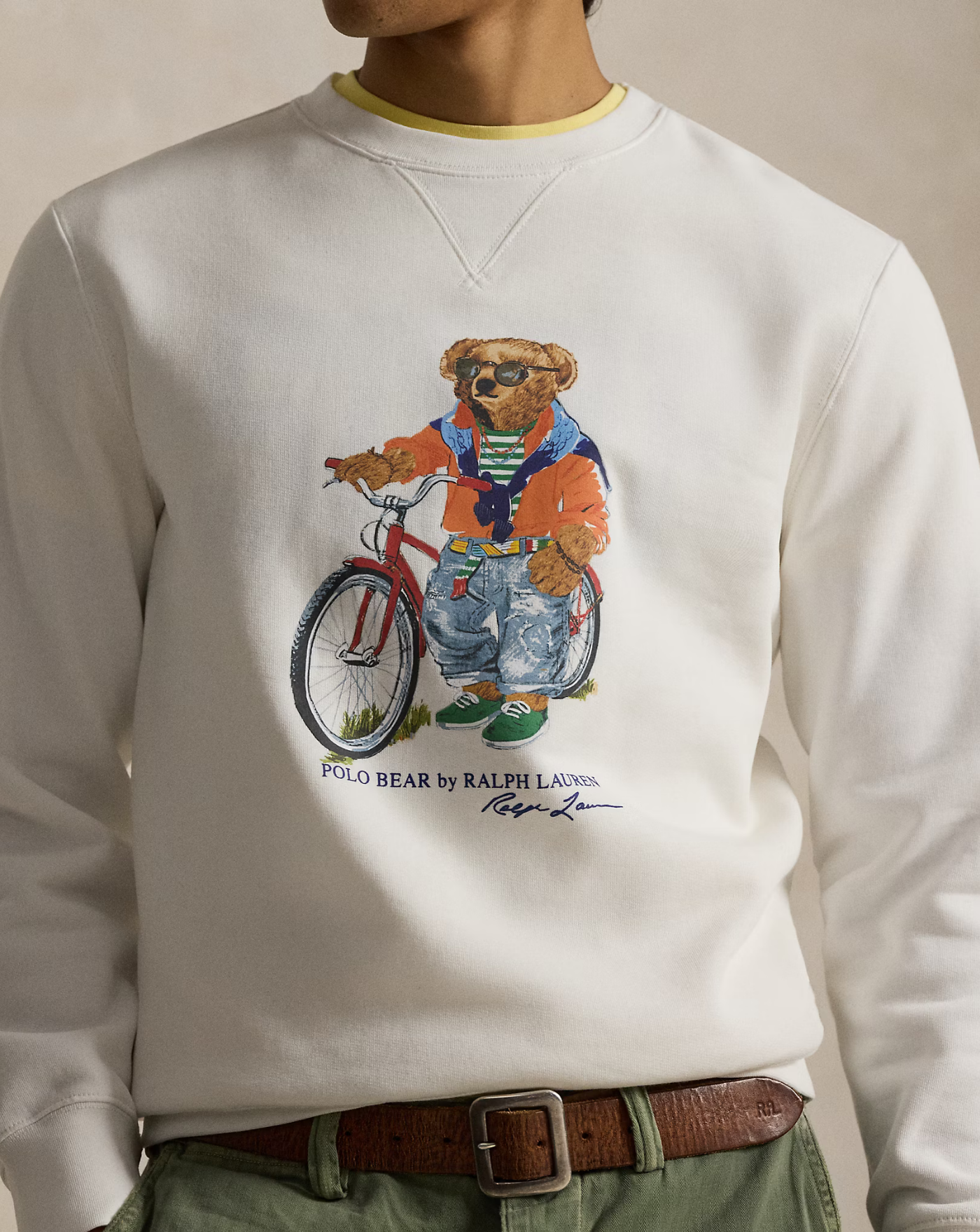 Sudadera Polo Ralph Lauren Bear 710B14616001 WHITE- SUMMER BEAR POLO RALPH LAUREN