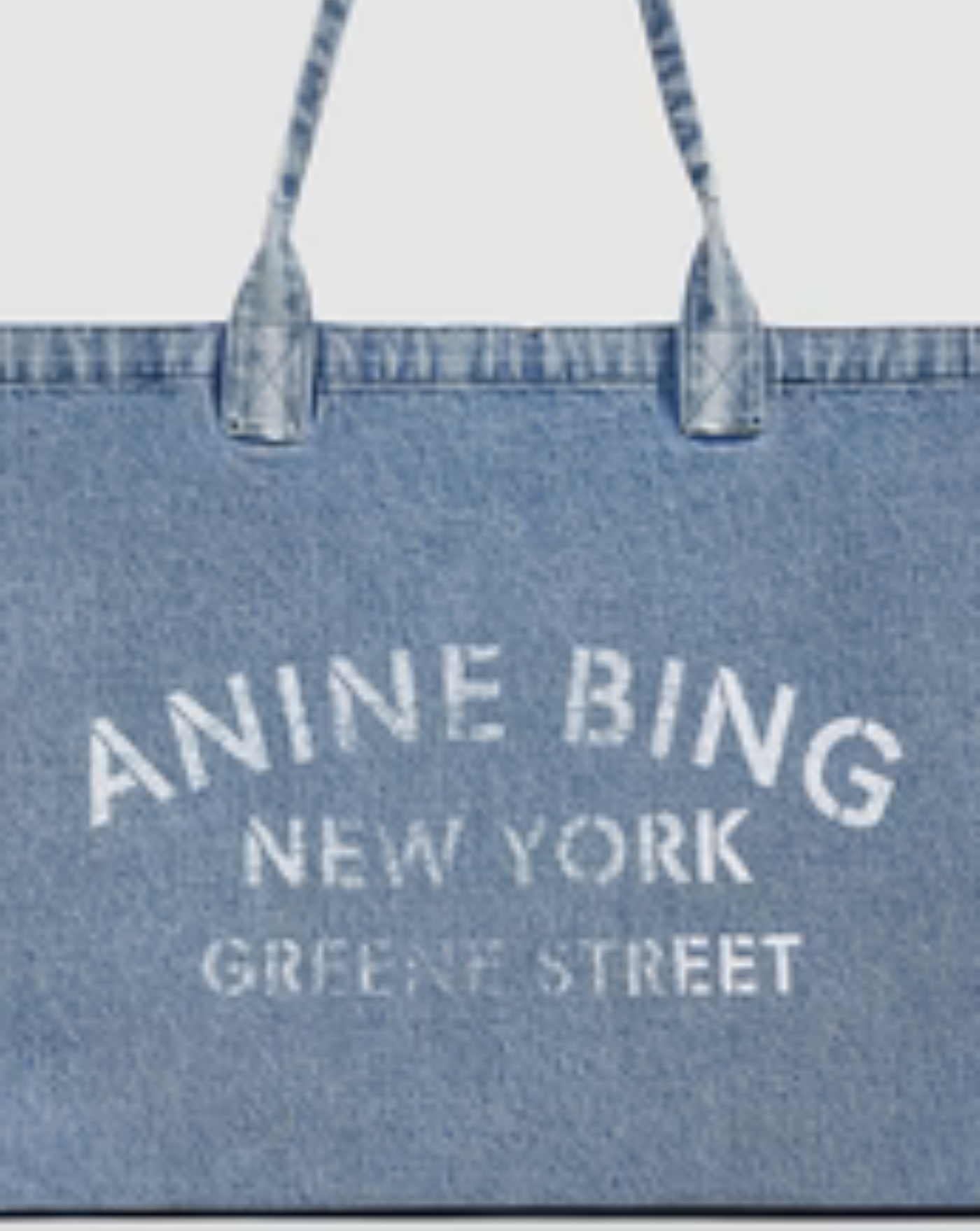 Bolso Anine Bing Leo Denim Tote A1311857WHD59 BLUE ANINE BING