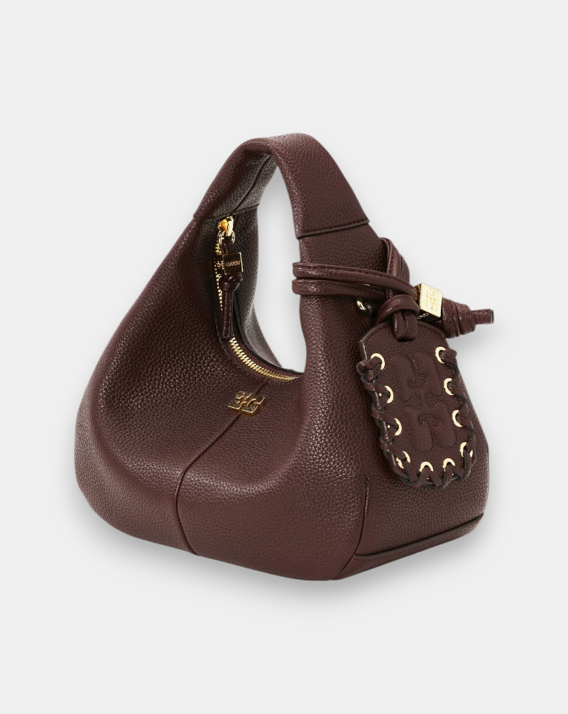 Bolso Ganni Hobo Mini grained A7102 979 GANNI