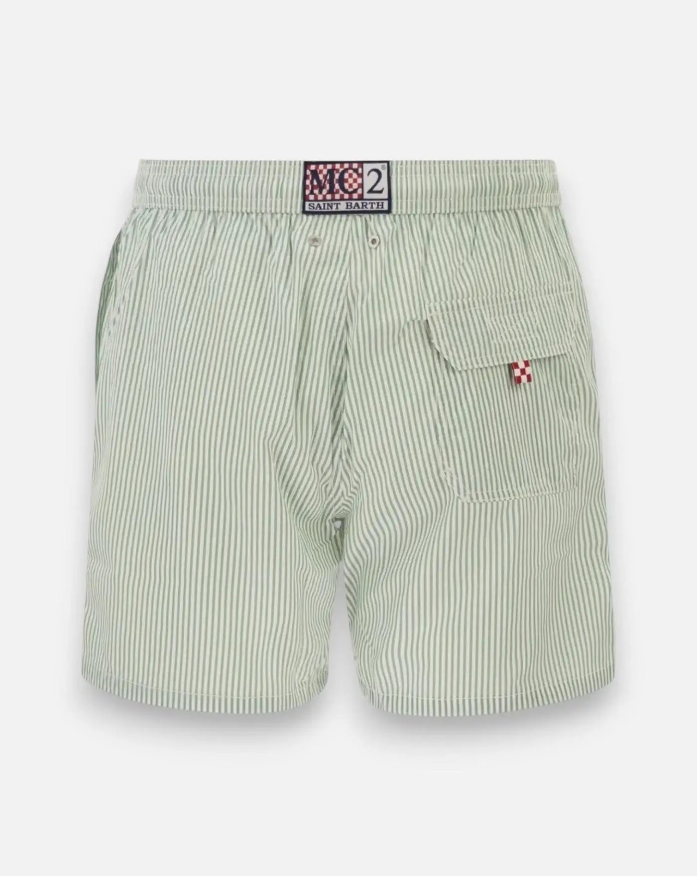 Bañador Mc2 Saint Barth Patmos Seersucker Stripes PATM001 00092L 53 L EMB MC2 SAINT BARTH