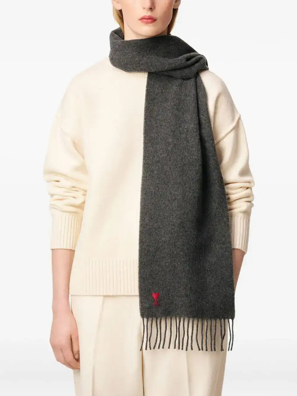 Bufanda Ami Paris Ami de Coeur BFUSF405334 061 AMI PARIS