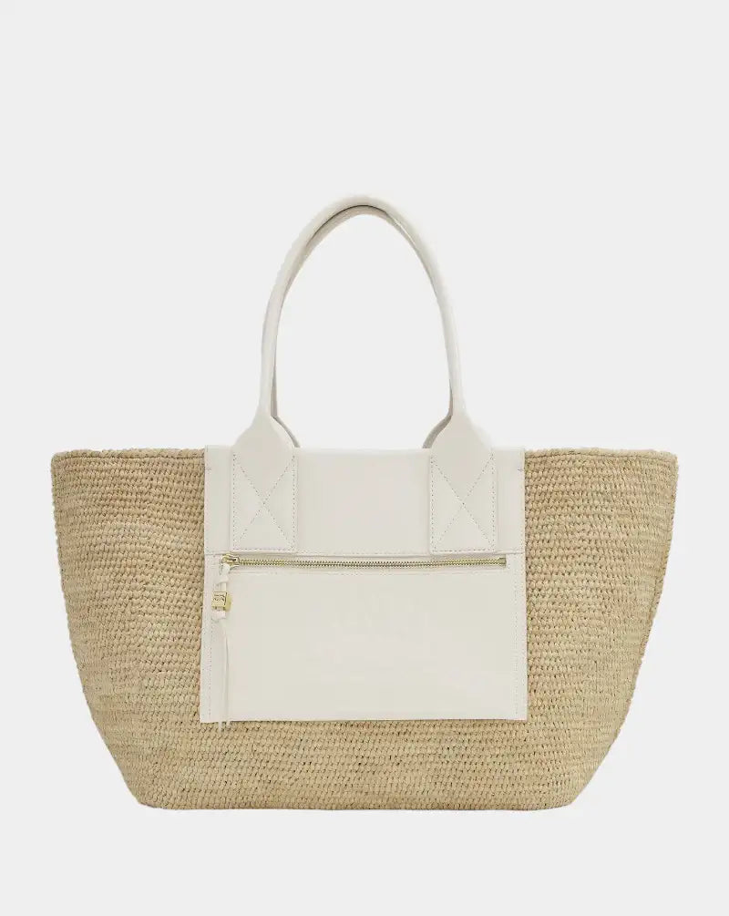 Bolso Ganni Easy Shopper Medium Raffia A6824 135 GANNI