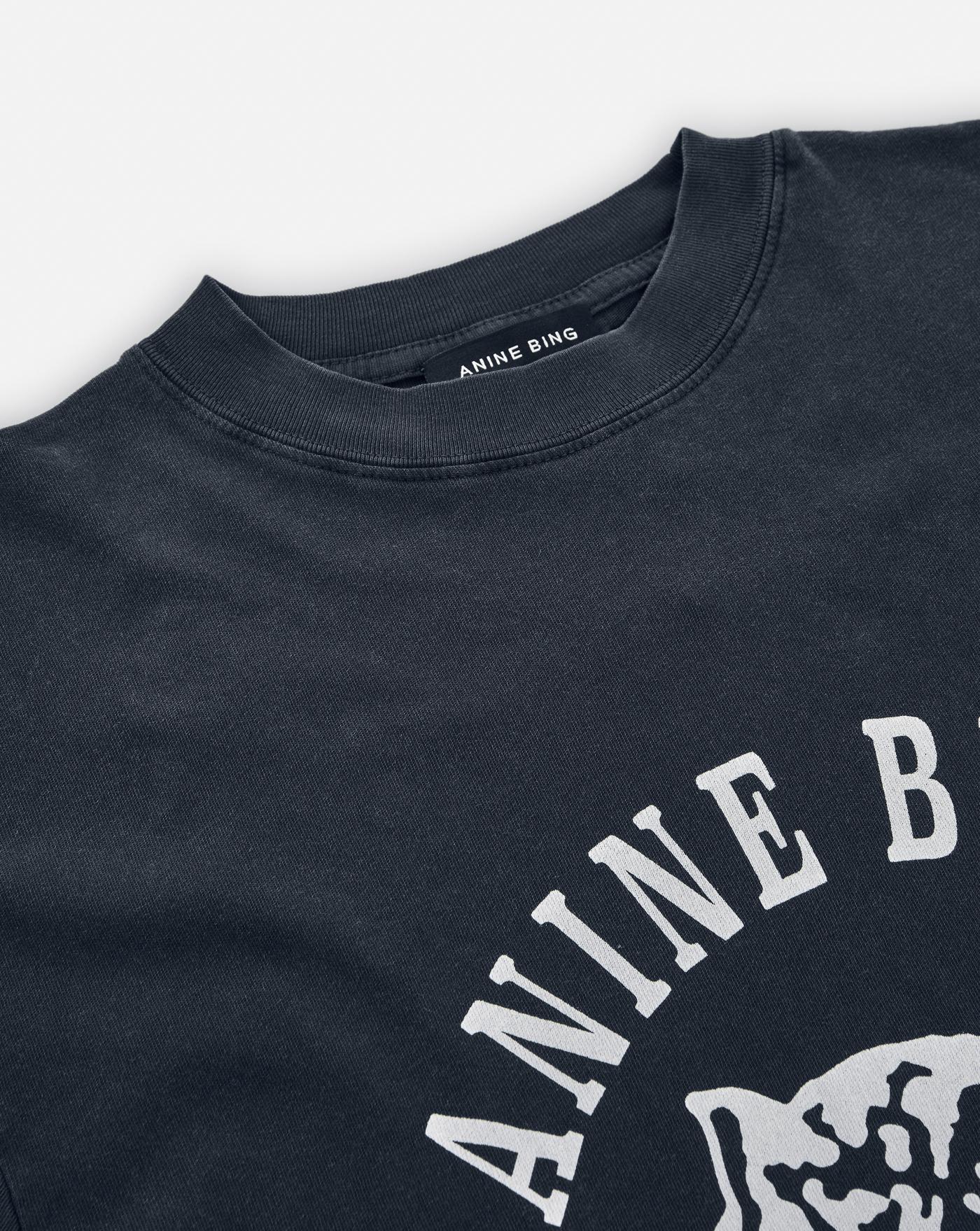 Camiseta Anine Bing Leopard A0810922BLK5 BLACK ANINE BING