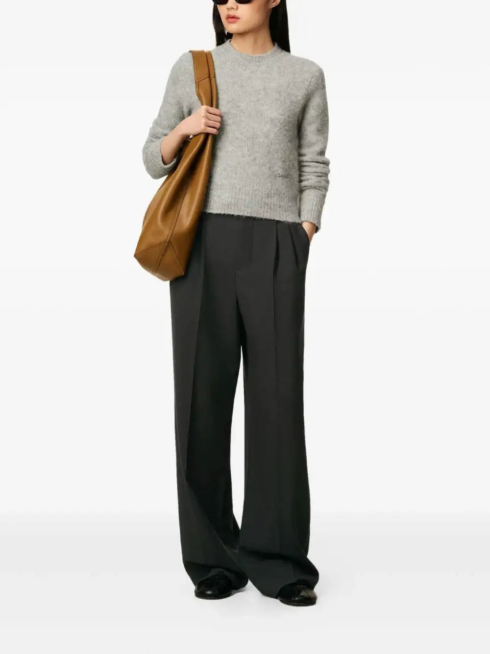 Pantalon Ami Paris High Waist FTR818WV0066 020 AMI PARIS